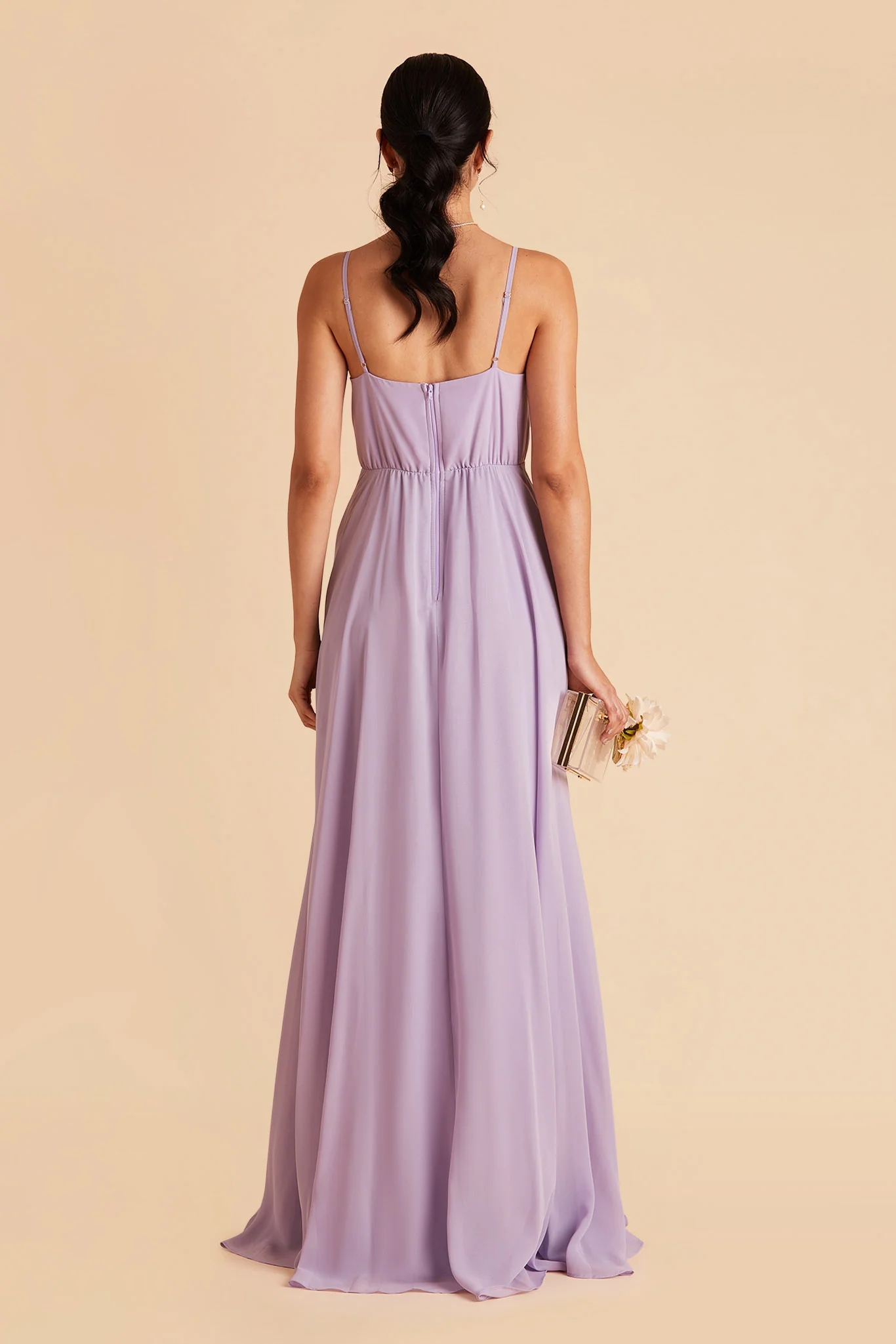 Kaia Chiffon Dress - Lavender - Image 3