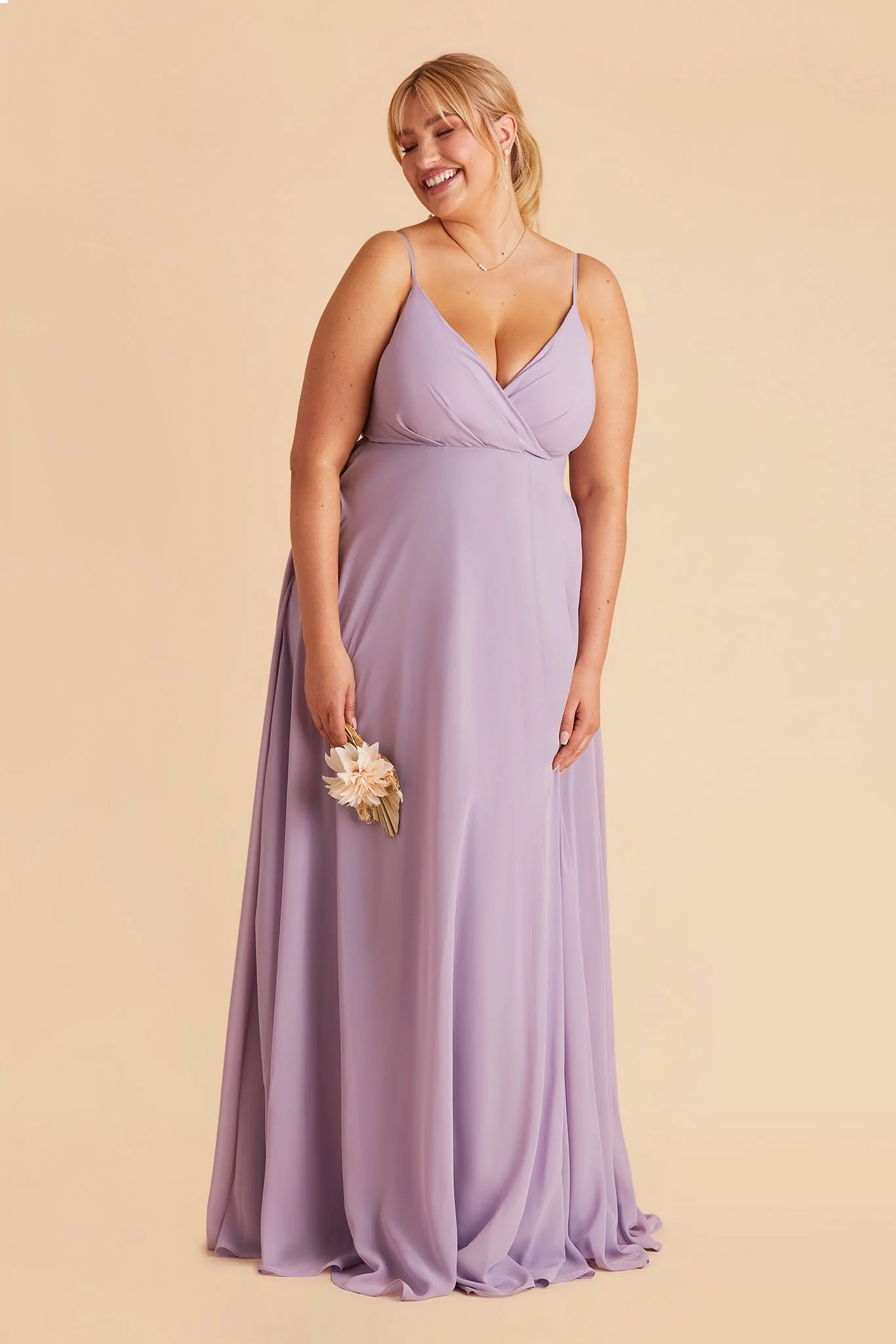 Kaia Chiffon Dress - Lavender - Image 8