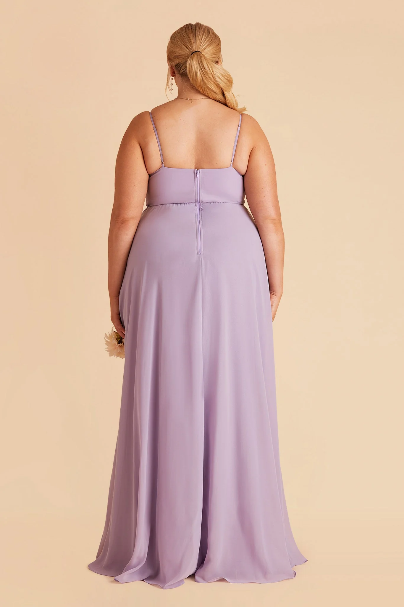 Kaia Chiffon Dress - Lavender - Image 9