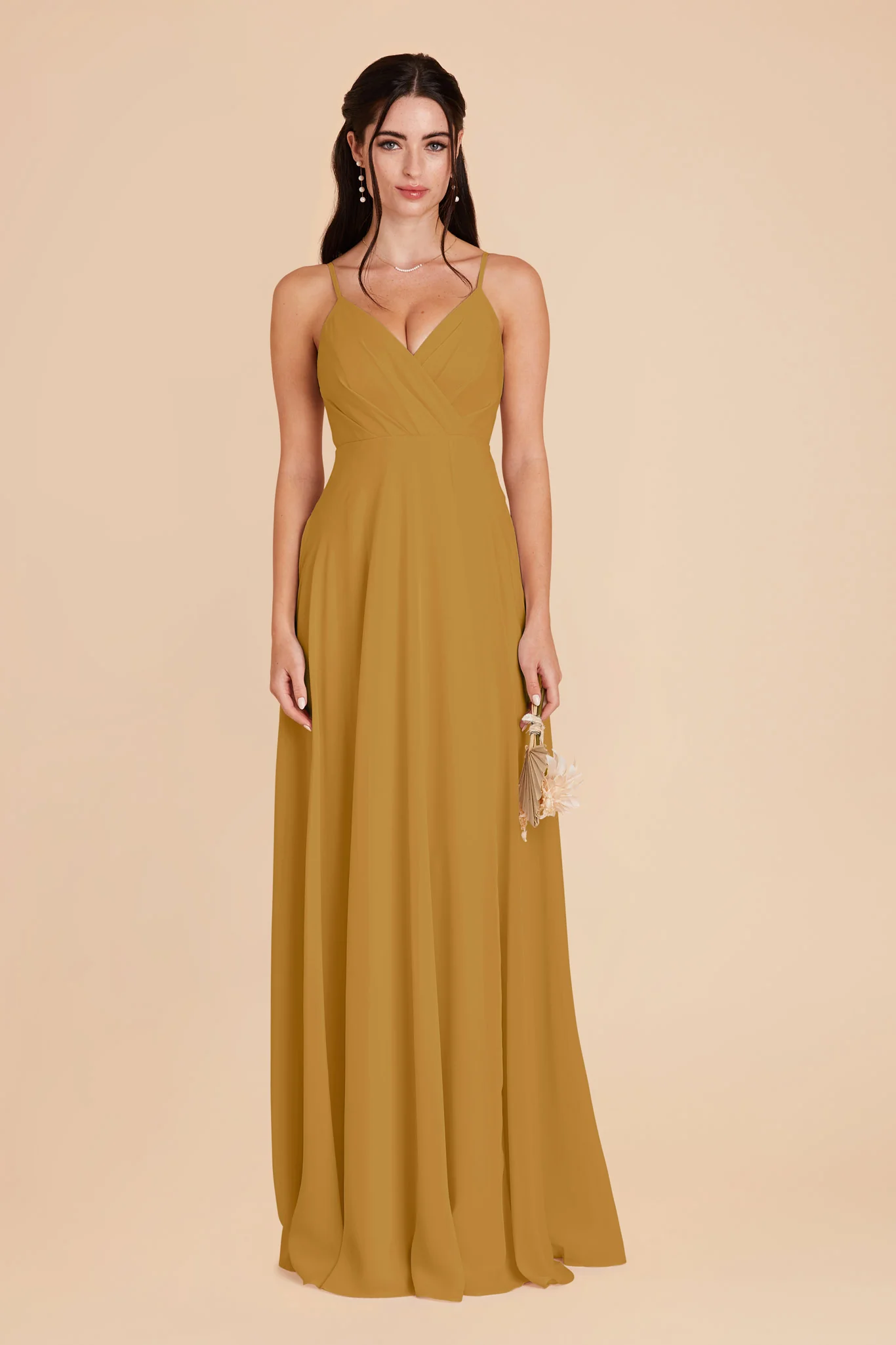 Kaia Chiffon Dress - Marigold