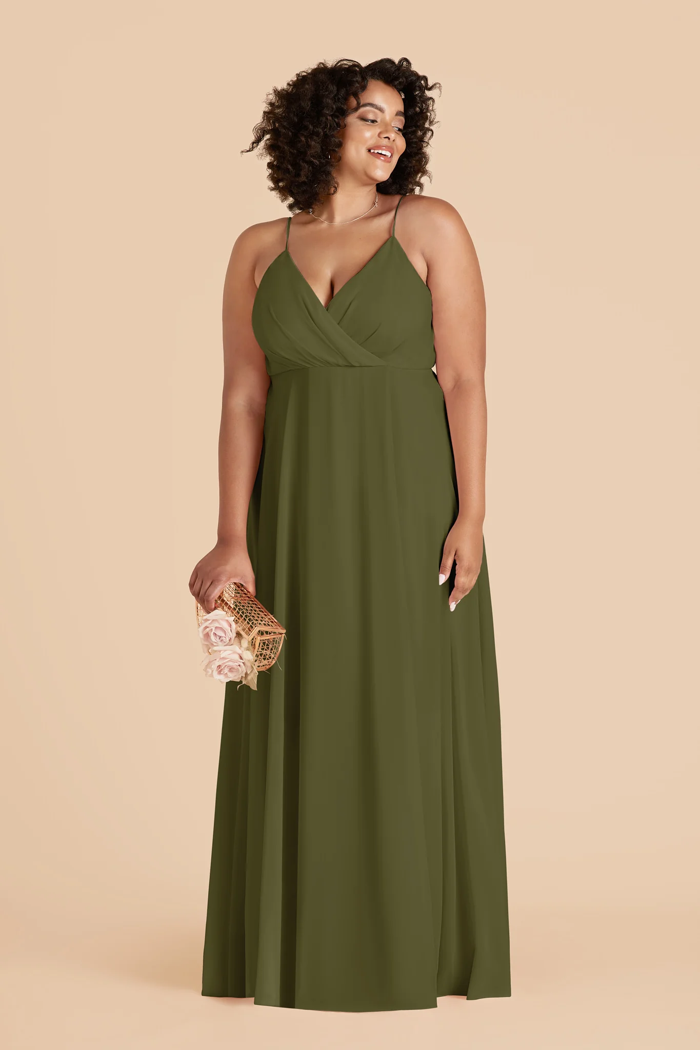 Kaia Chiffon Dress - Martini - Image 2