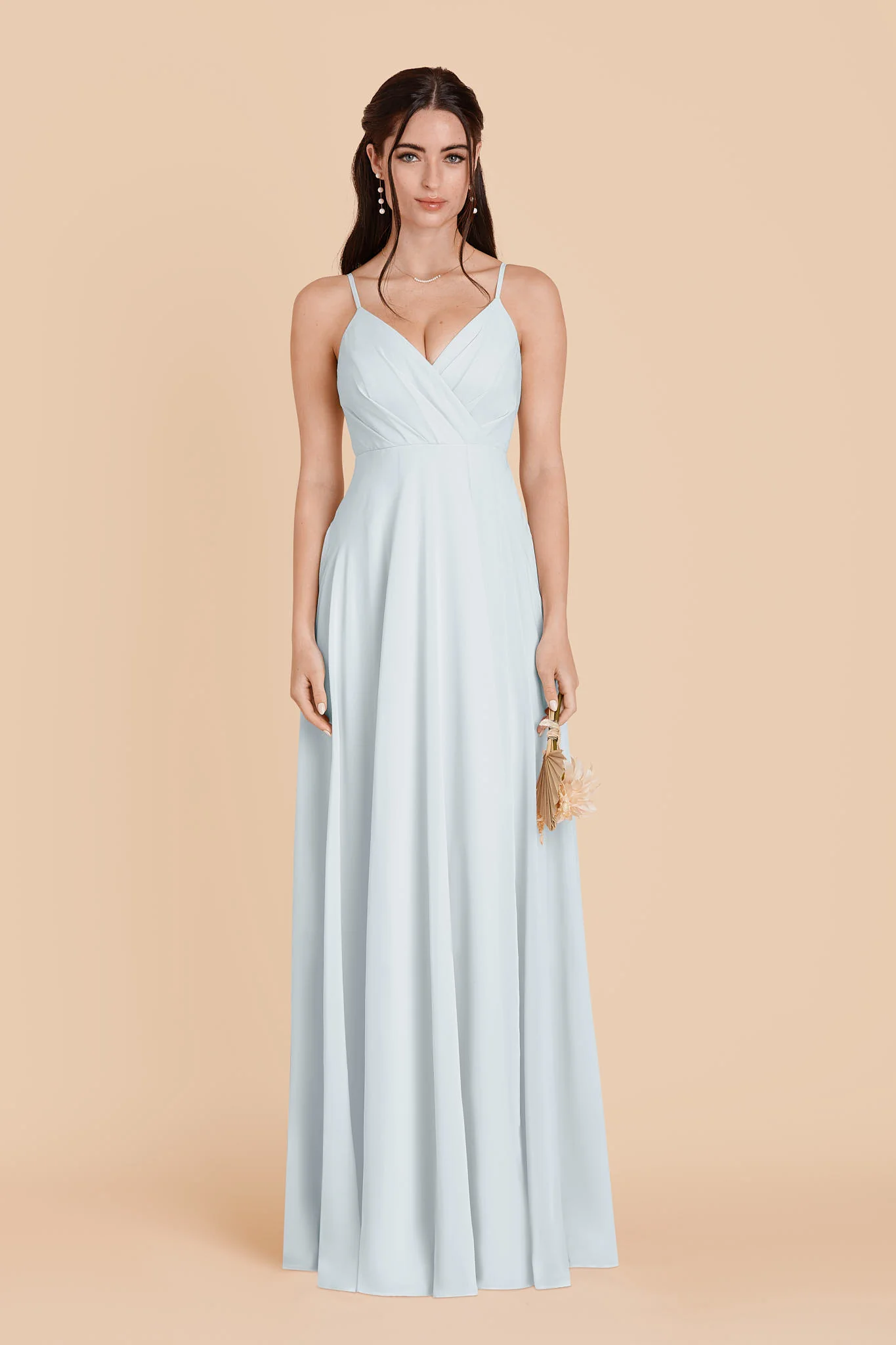 Kaia Chiffon Dress - Mist Blue