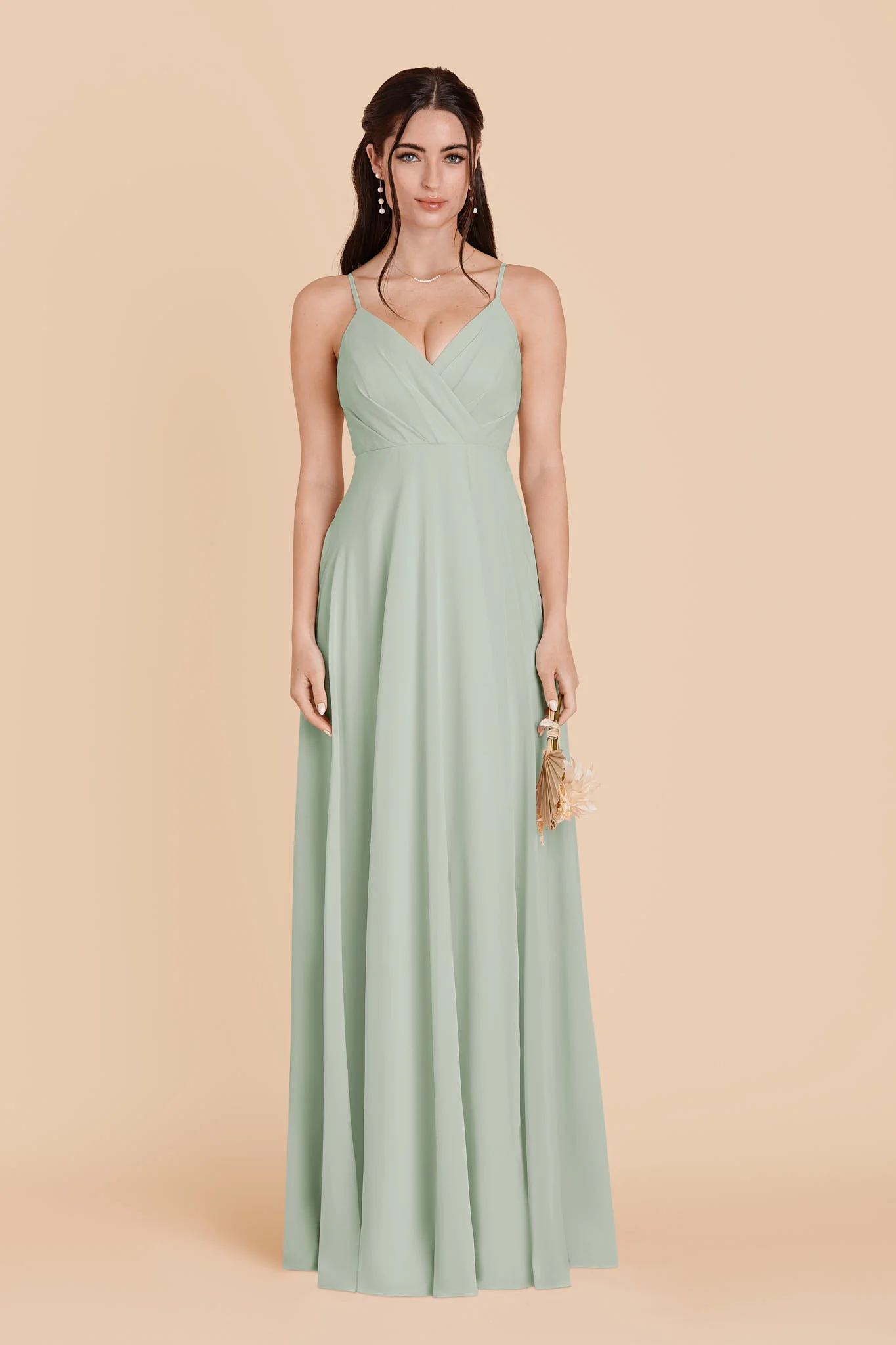 Kaia Chiffon Dress - Sage