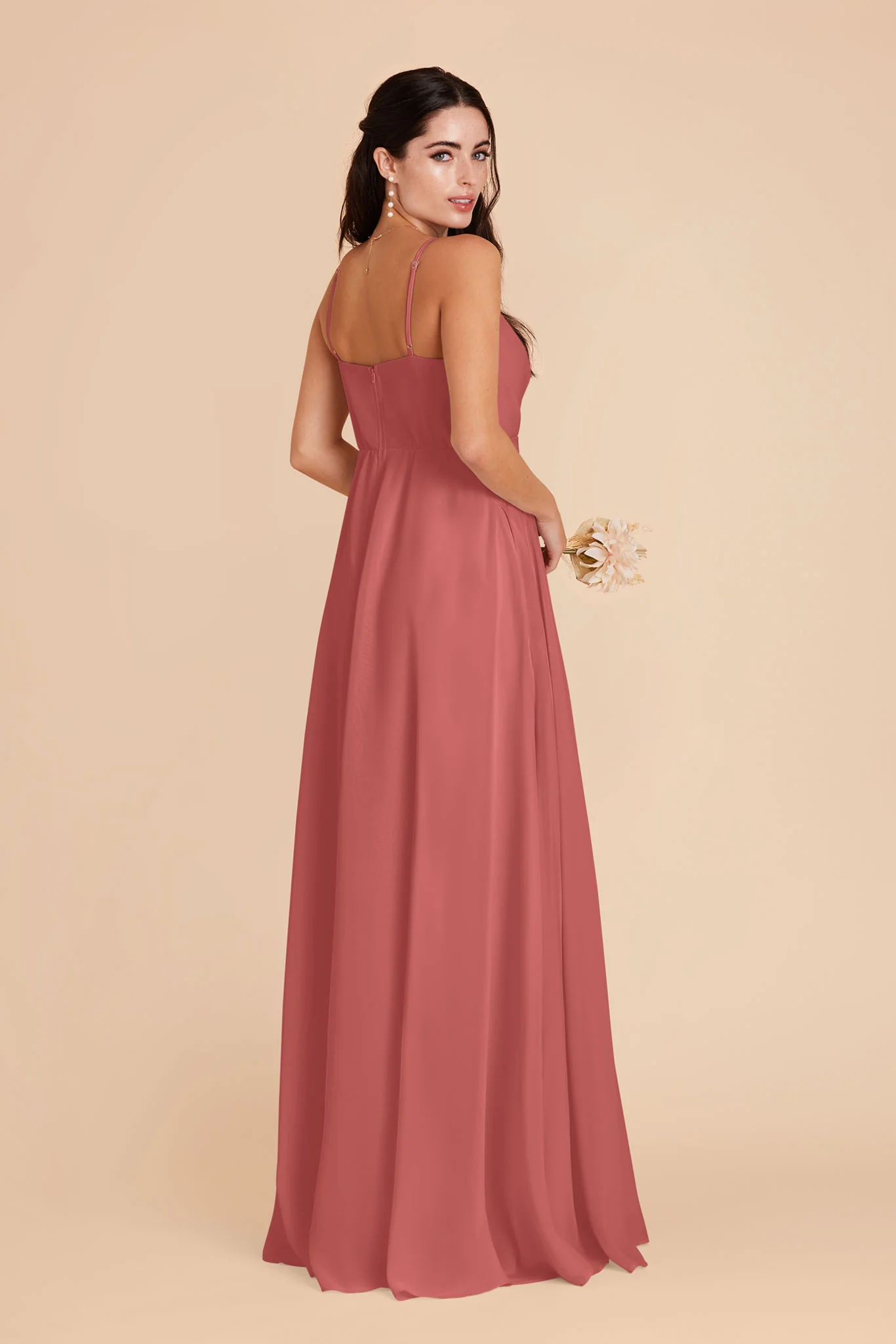 Kaia Chiffon Dress - Wild Rose - Image 5