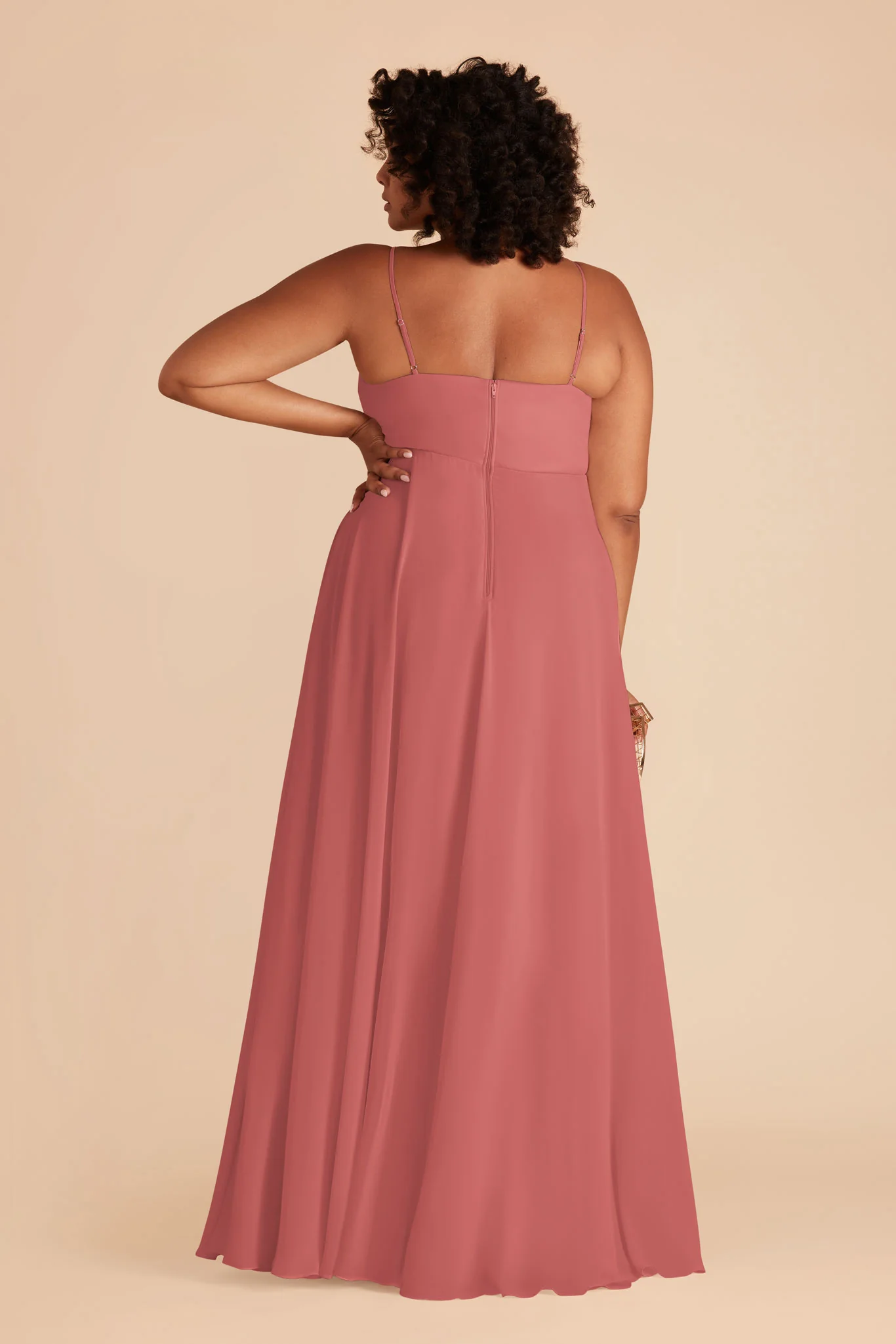 Kaia Chiffon Dress - Wild Rose - Image 7