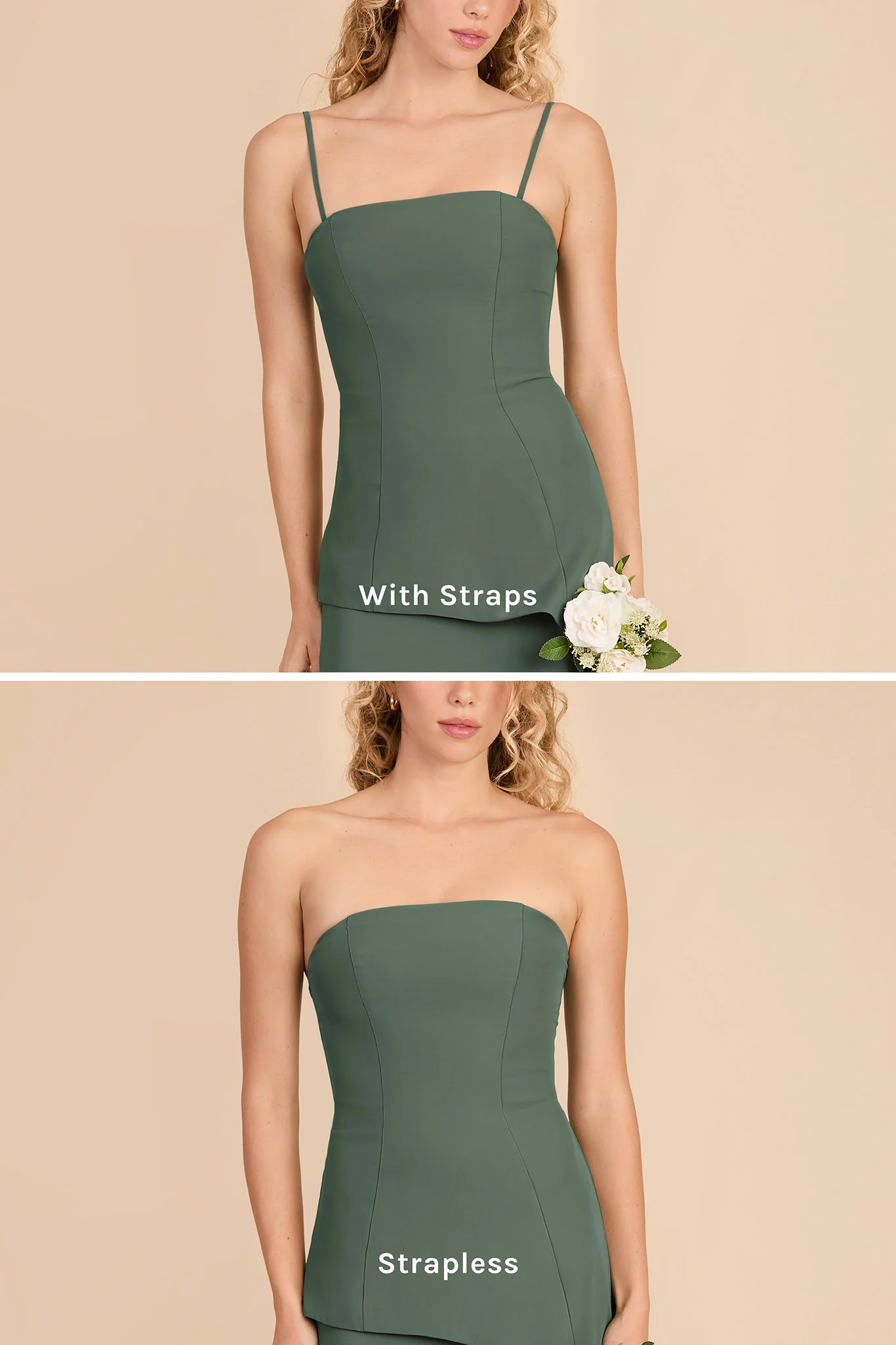 Kayla Chiffon Dress - Eucalyptus - Image 5