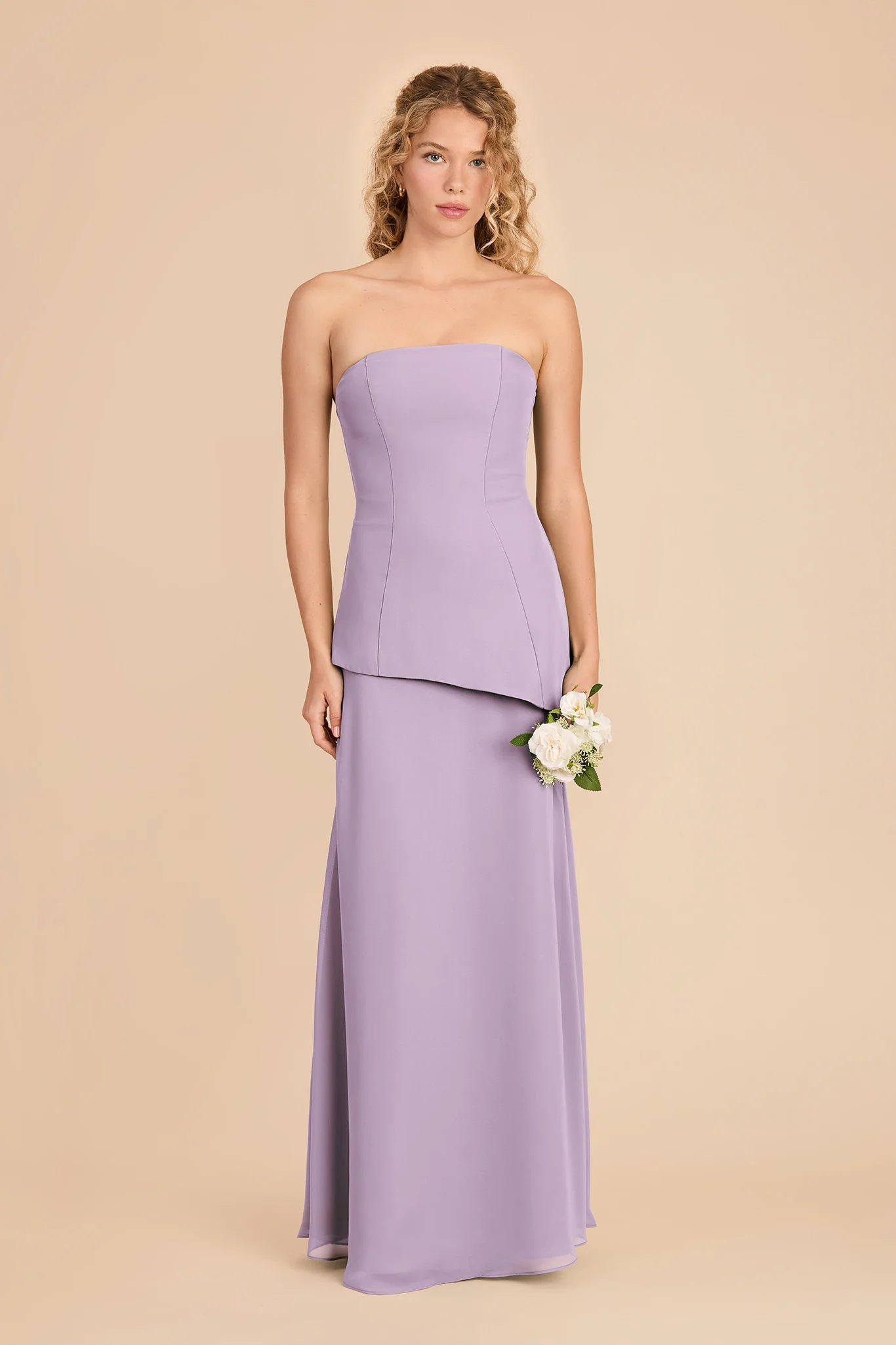 Kayla Chiffon Dress - Lavender