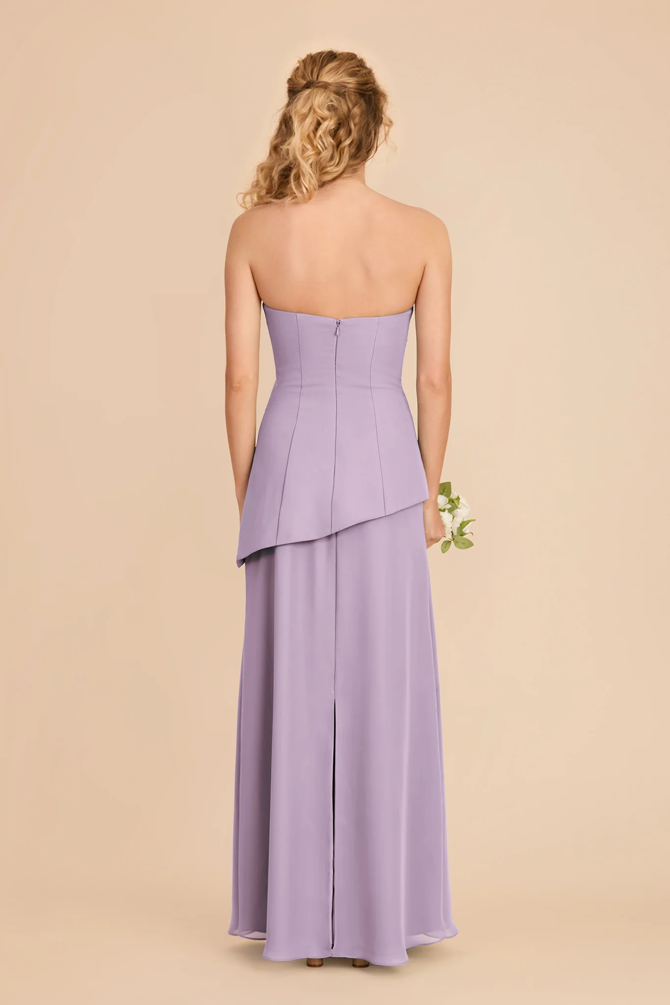 Kayla Chiffon Dress - Lavender - Image 4
