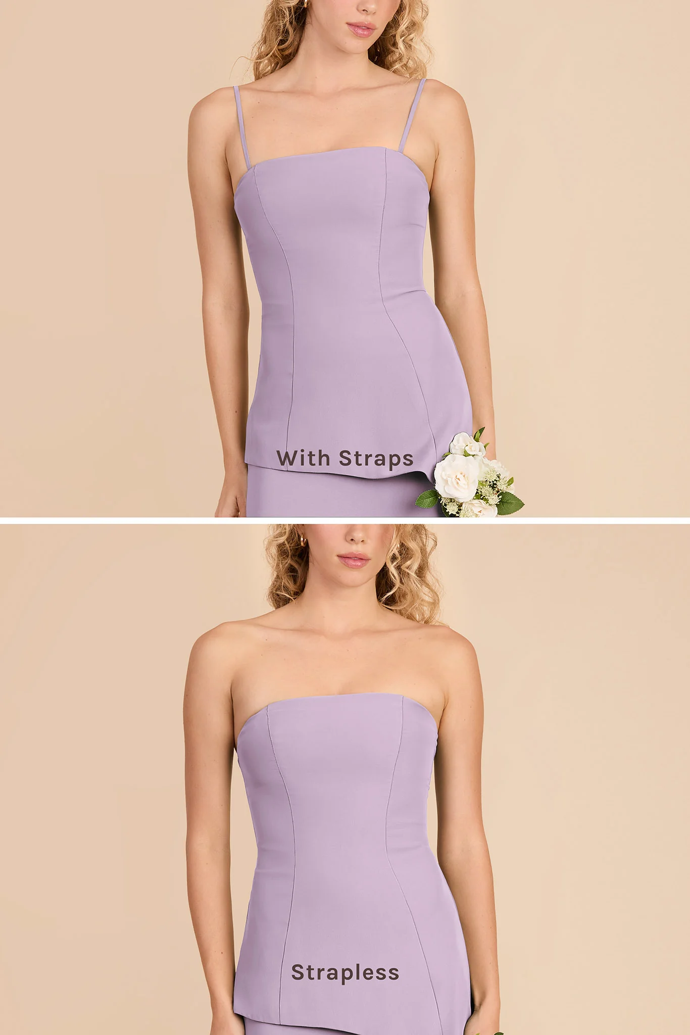 Kayla Chiffon Dress - Lavender - Image 5
