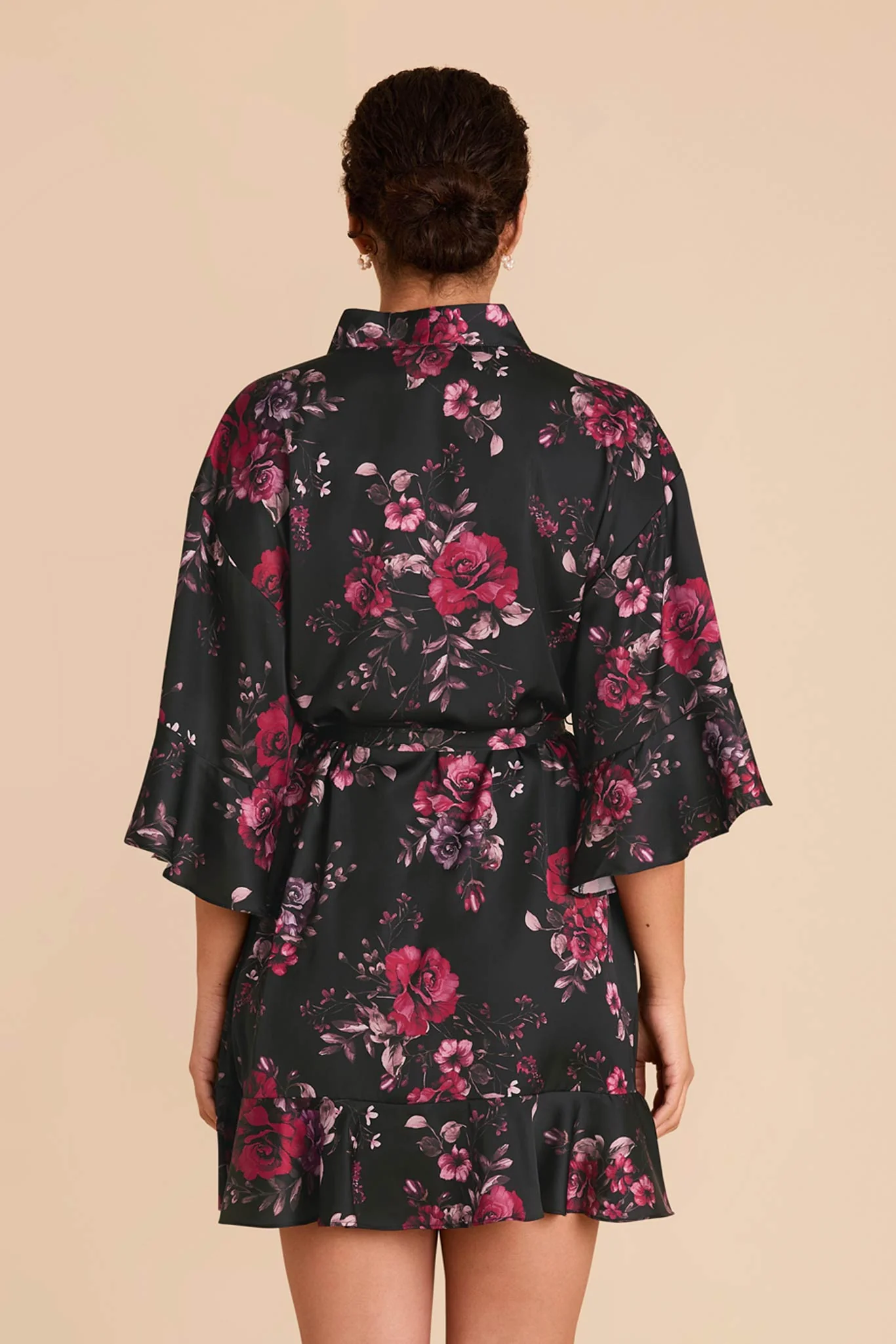 Kenny Robe - Black Fleurs Damour - Image 6