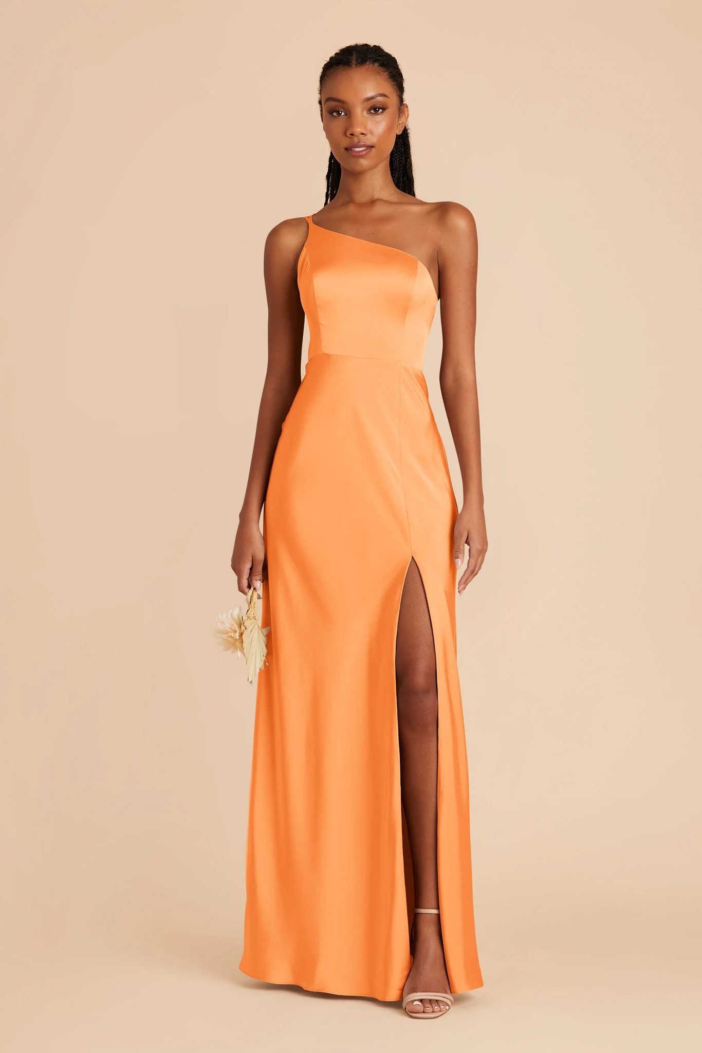 Kensie Matte Satin Dress - Apricot