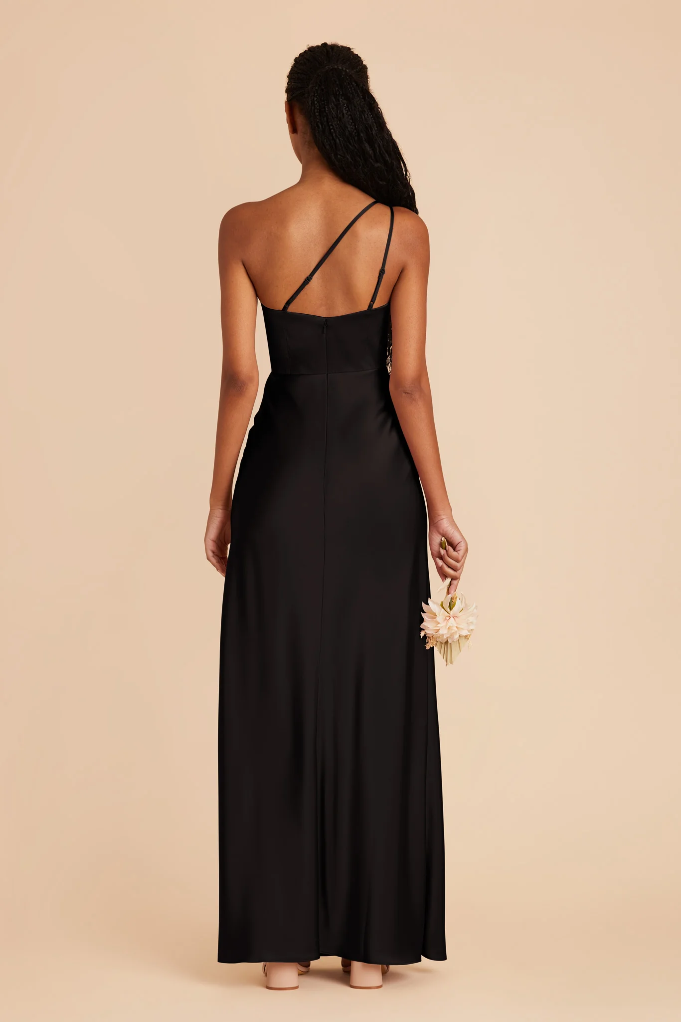 Kensie Matte Satin Dress - Black - Image 5