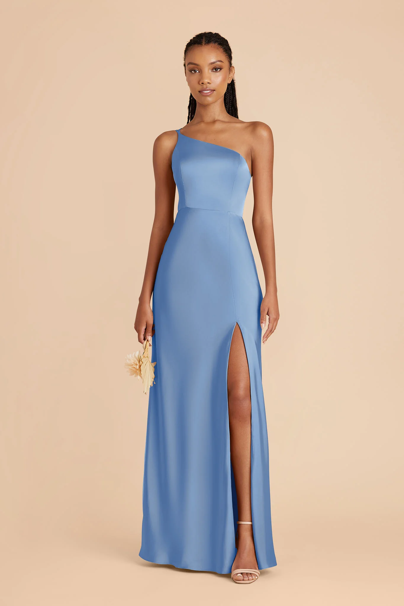 Kensie Matte Satin Dress - Bluebell
