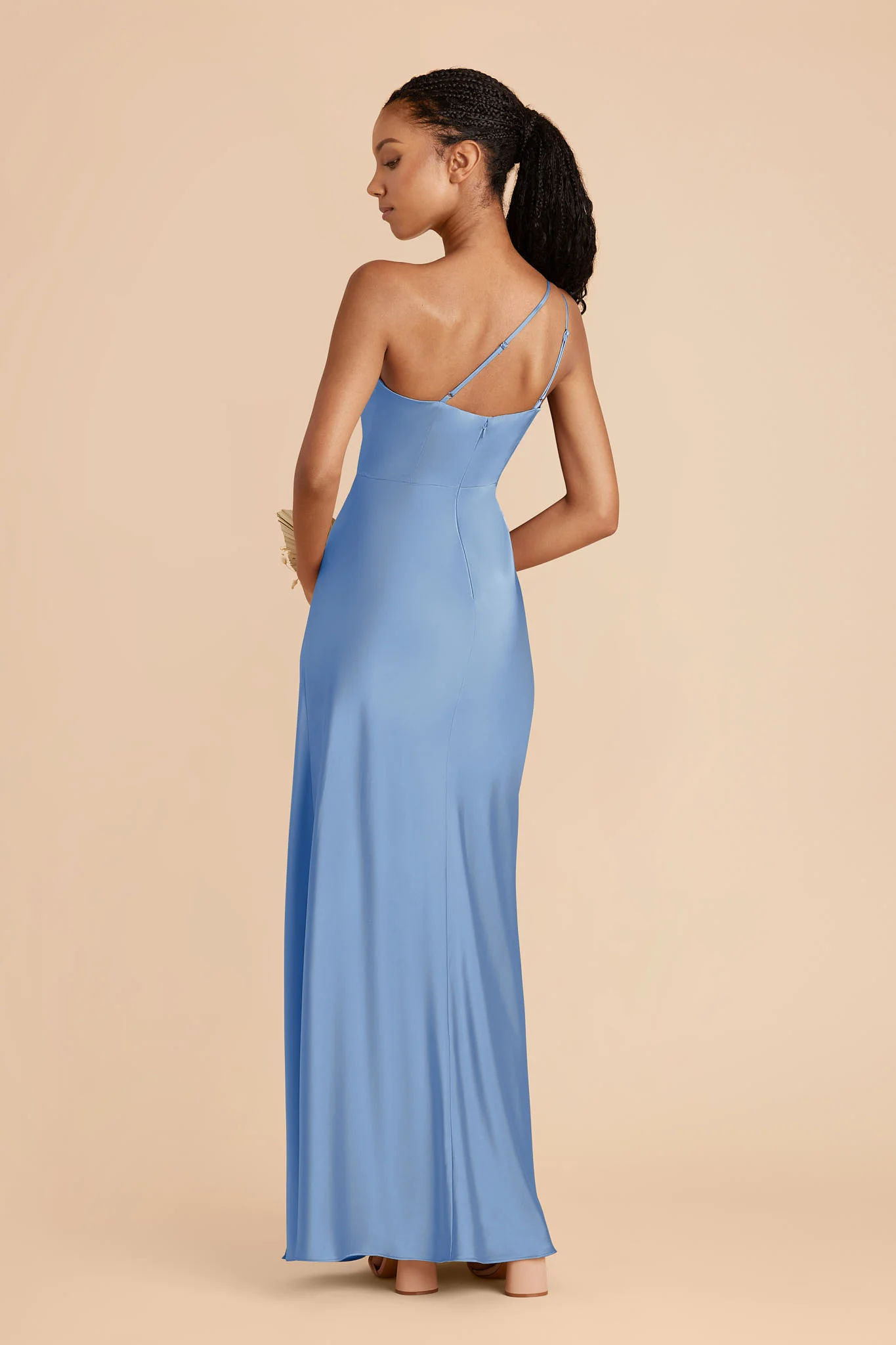 Kensie Matte Satin Dress - Bluebell - Image 3