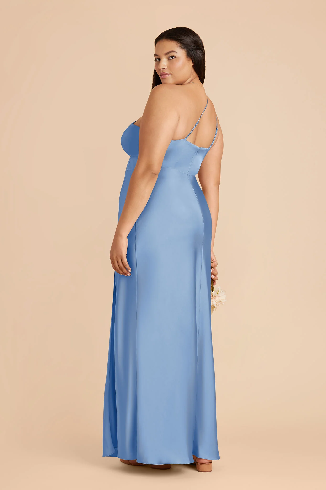 Kensie Matte Satin Dress - Bluebell - Image 5