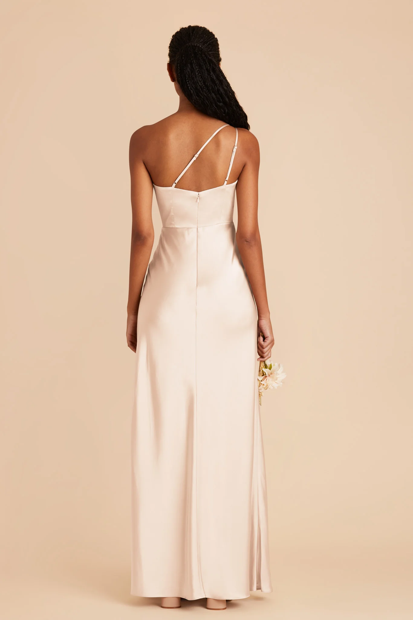 Kensie Matte Satin Dress - Champagne - Image 5