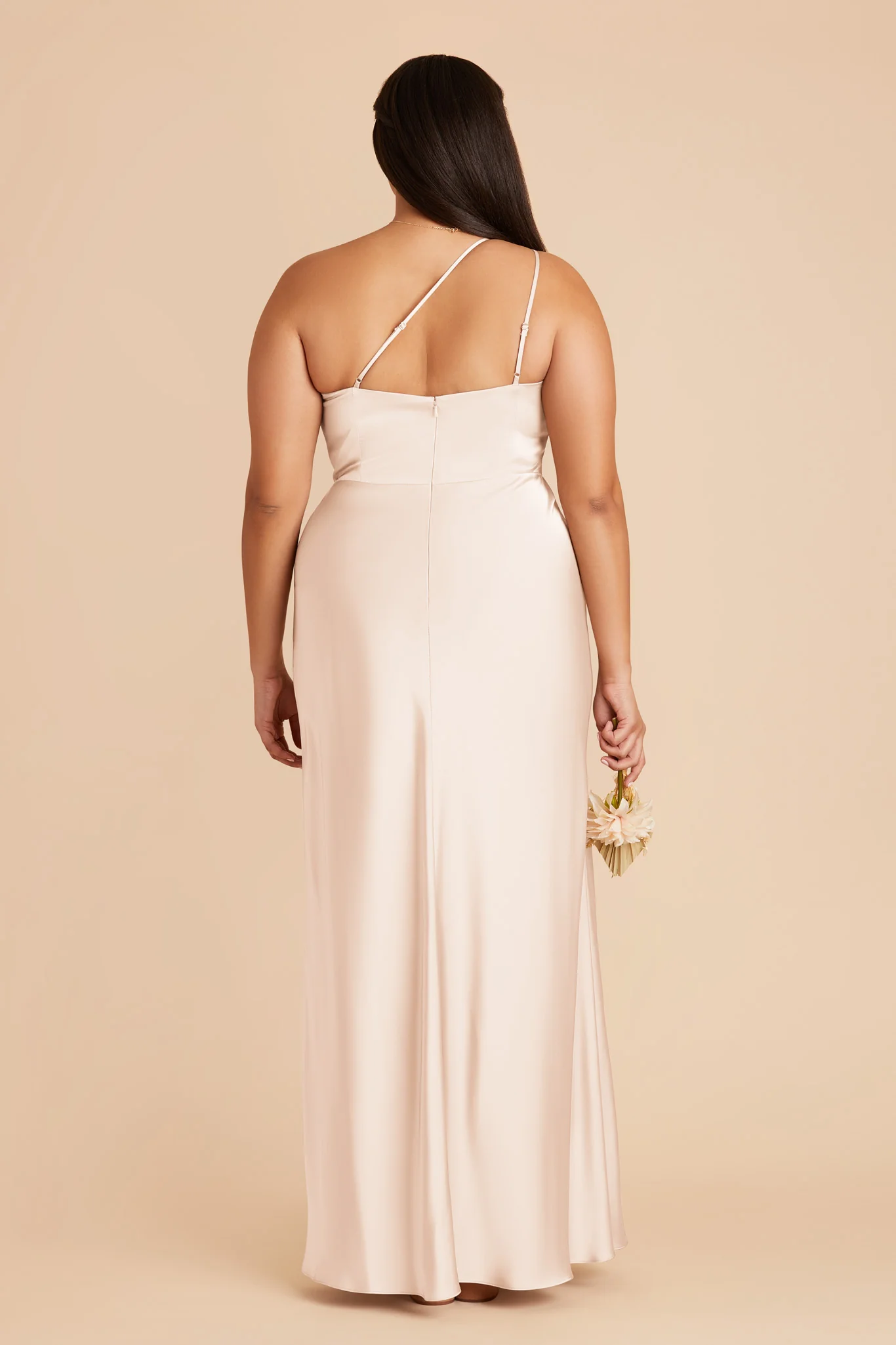 Kensie Matte Satin Dress - Champagne - Image 8