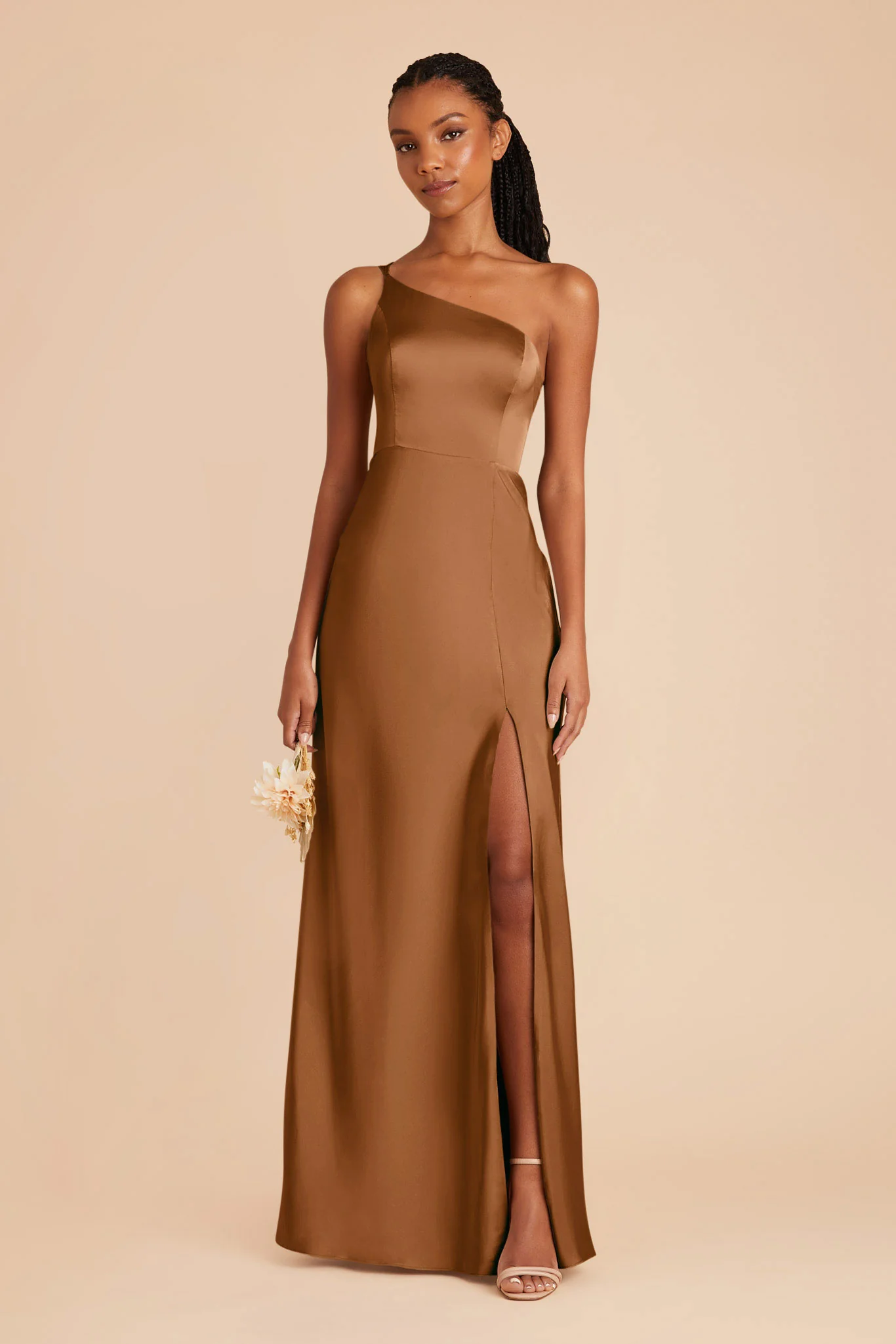 Kensie Matte Satin Dress - Copper - Image 3