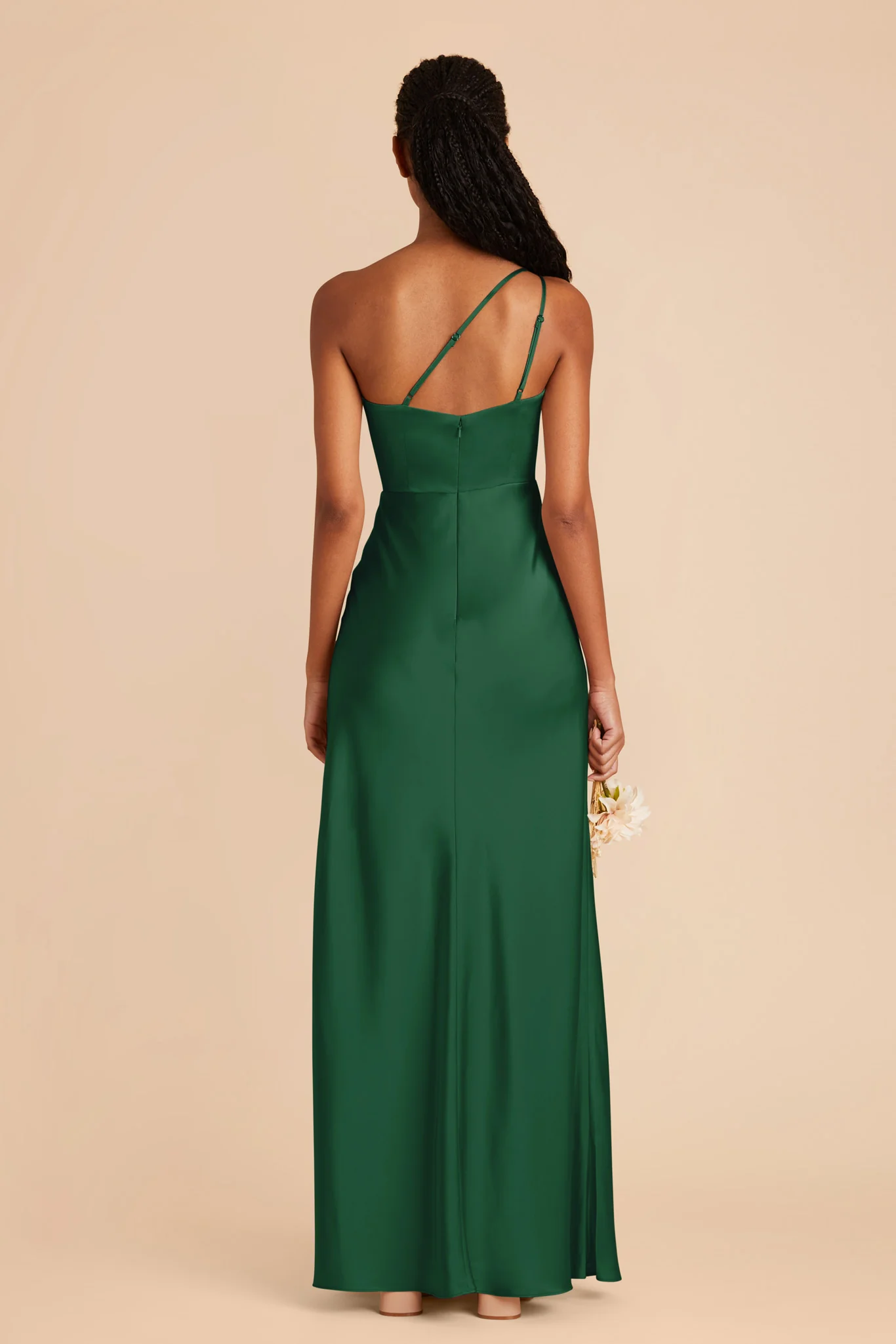 Kensie Matte Satin Dress - Forest Green - Image 4