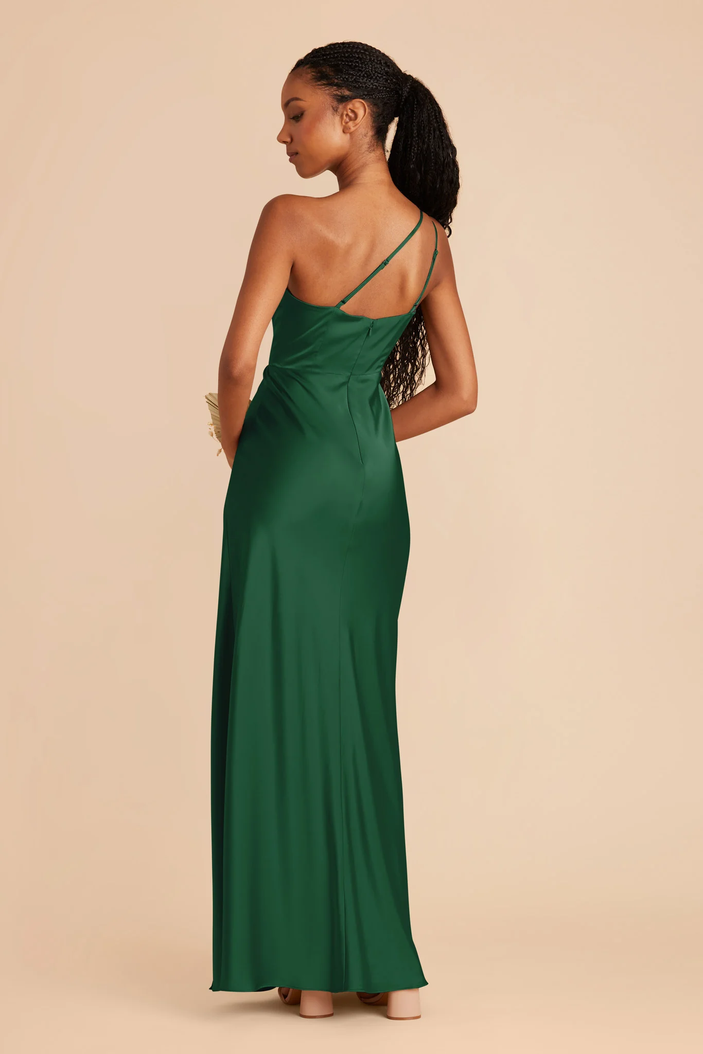 Kensie Matte Satin Dress - Forest Green - Image 5