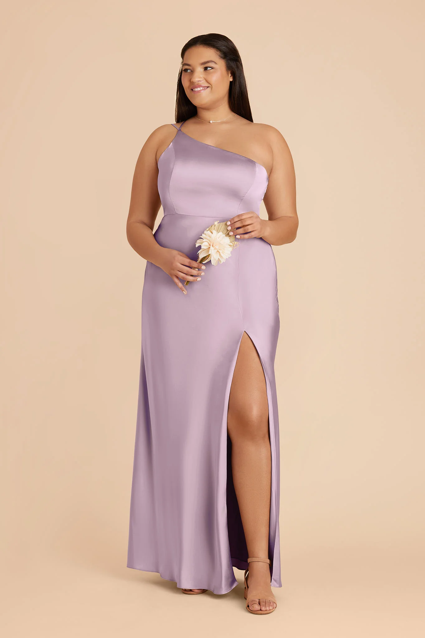 Kensie Matte Satin Dress - Lavender - Image 2