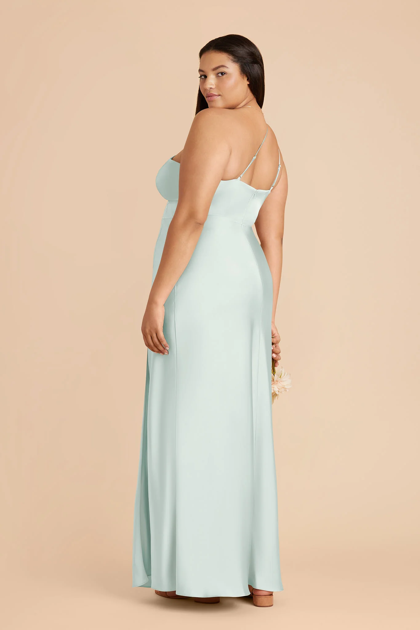 Kensie Matte Satin Dress - Mint - Image 6