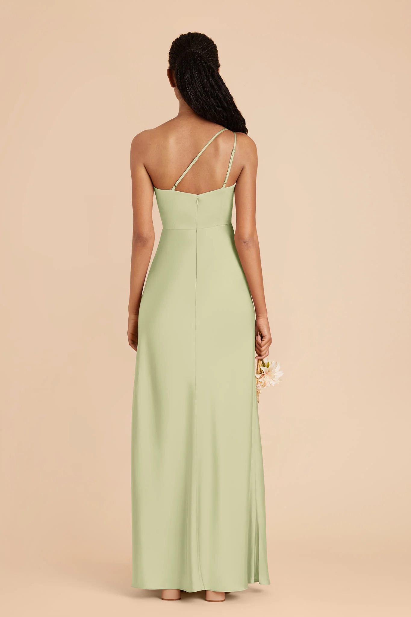 Kensie Matte Satin Dress - Pale Pistachio - Image 3