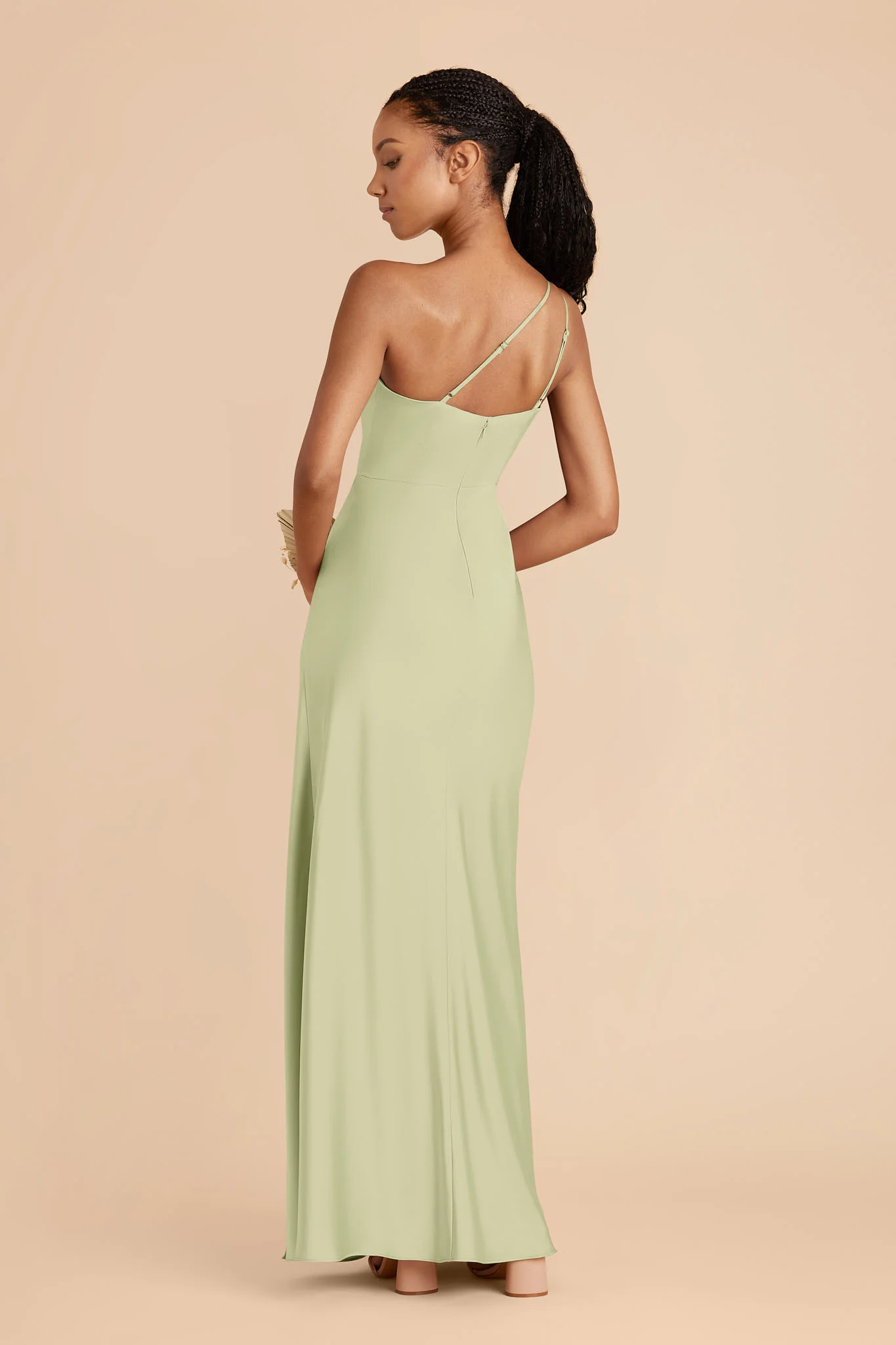Kensie Matte Satin Dress - Pale Pistachio - Image 4