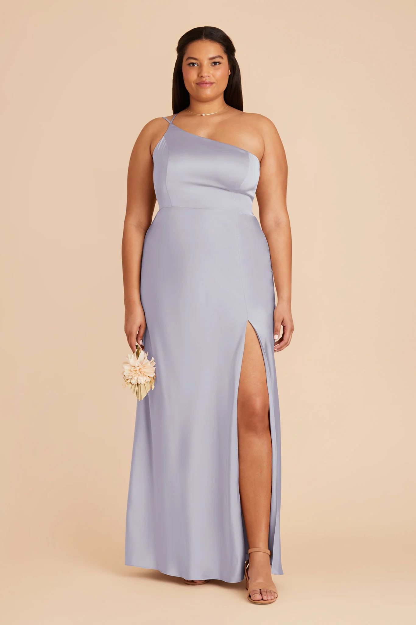 Kensie Matte Satin Dress - Periwinkle Blue - Image 2