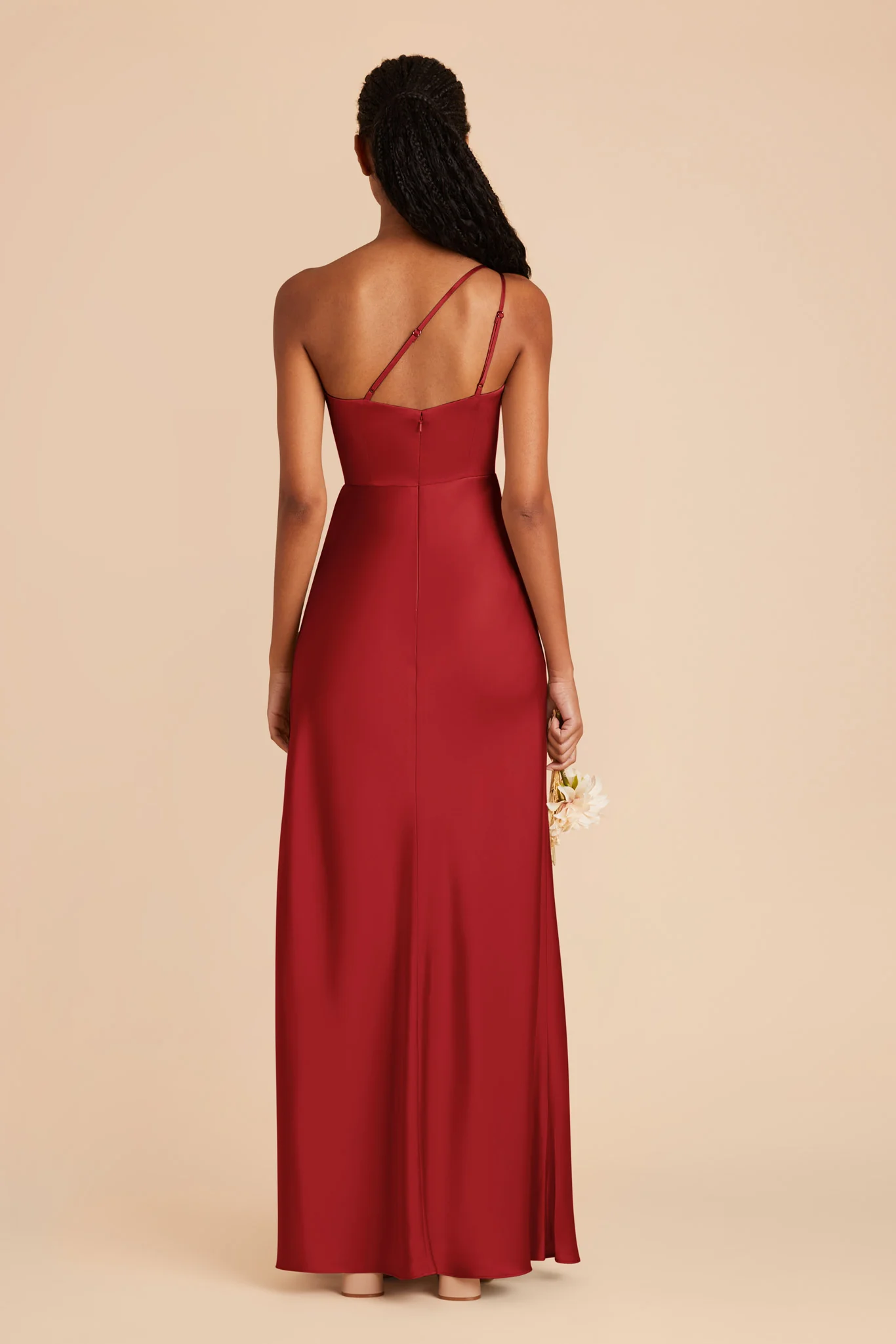 Kensie Matte Satin Dress - Ruby Red - Image 5