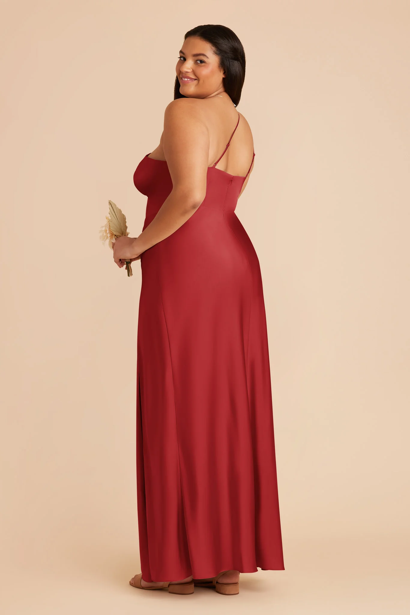 Kensie Matte Satin Dress - Ruby Red - Image 7