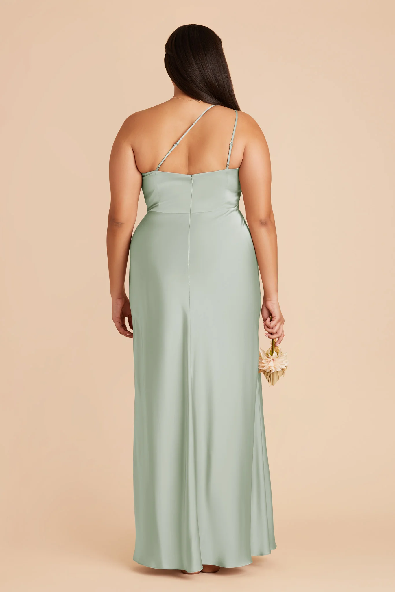 Kensie Matte Satin Dress - Sage - Image 9