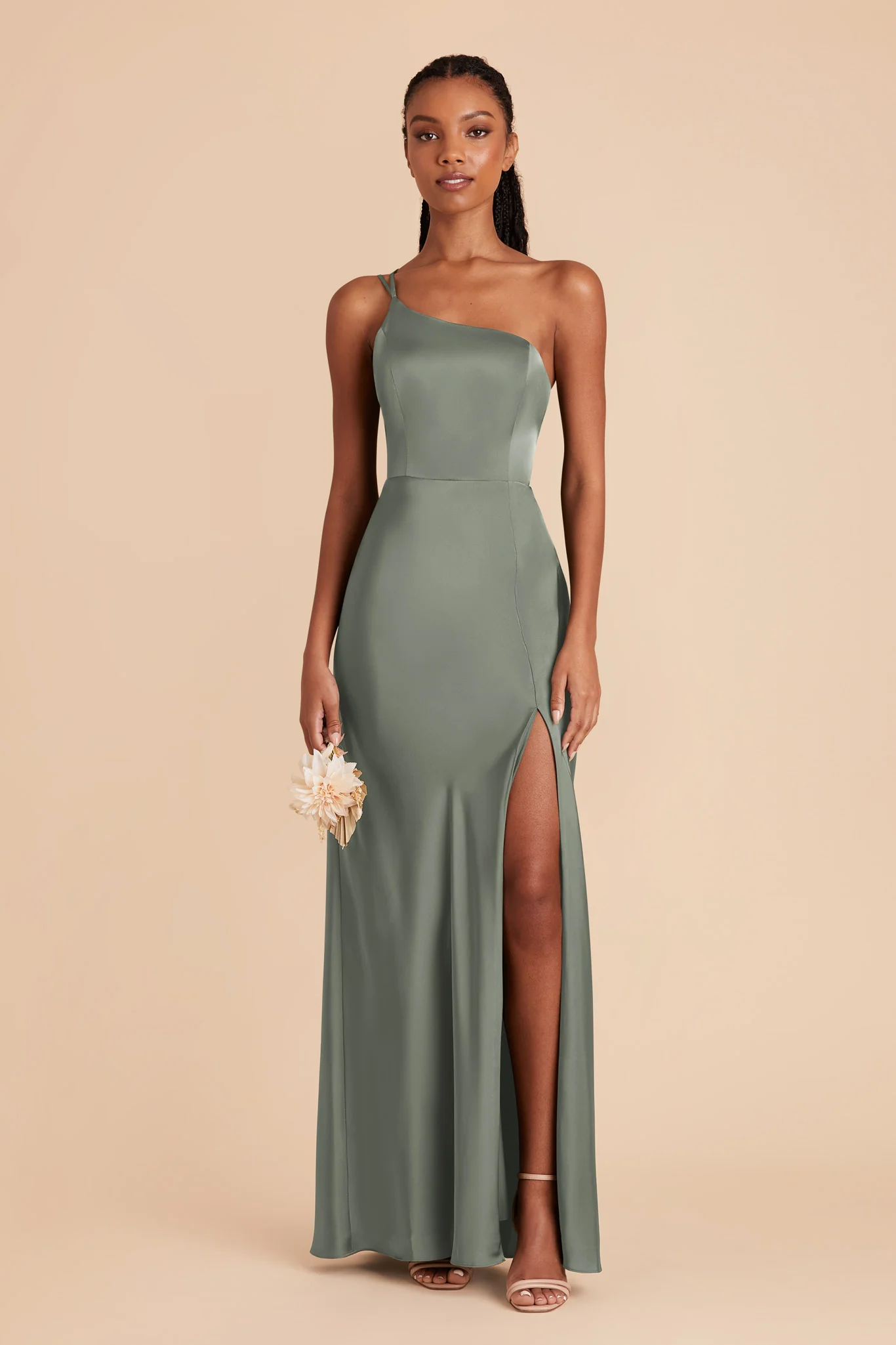Kensie Matte Satin Dress - Sea Glass