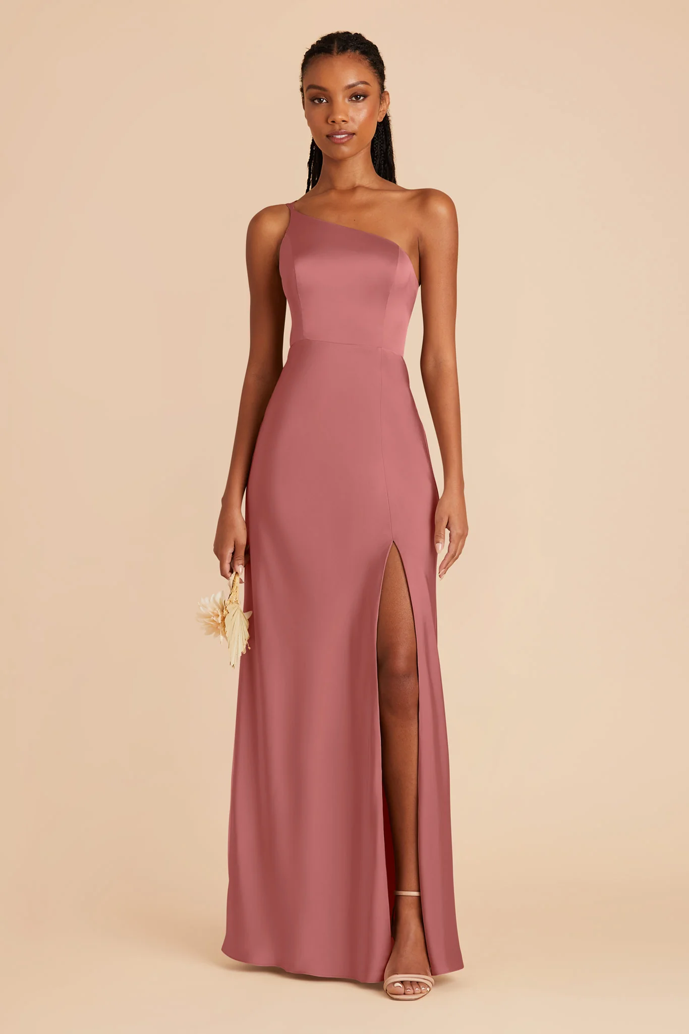 Kensie Matte Satin Dress - Wild Rose