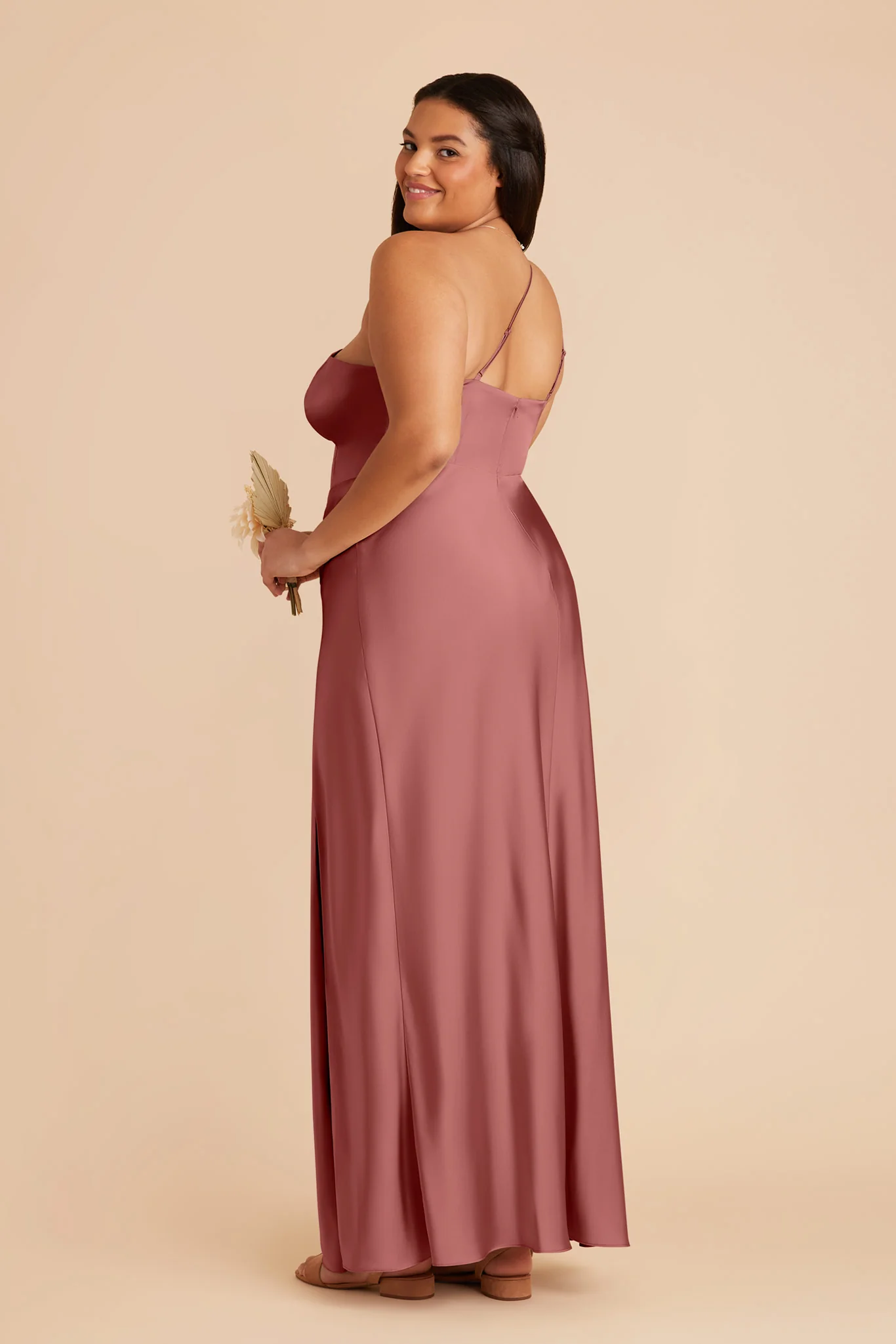 Kensie Matte Satin Dress - Wild Rose - Image 7