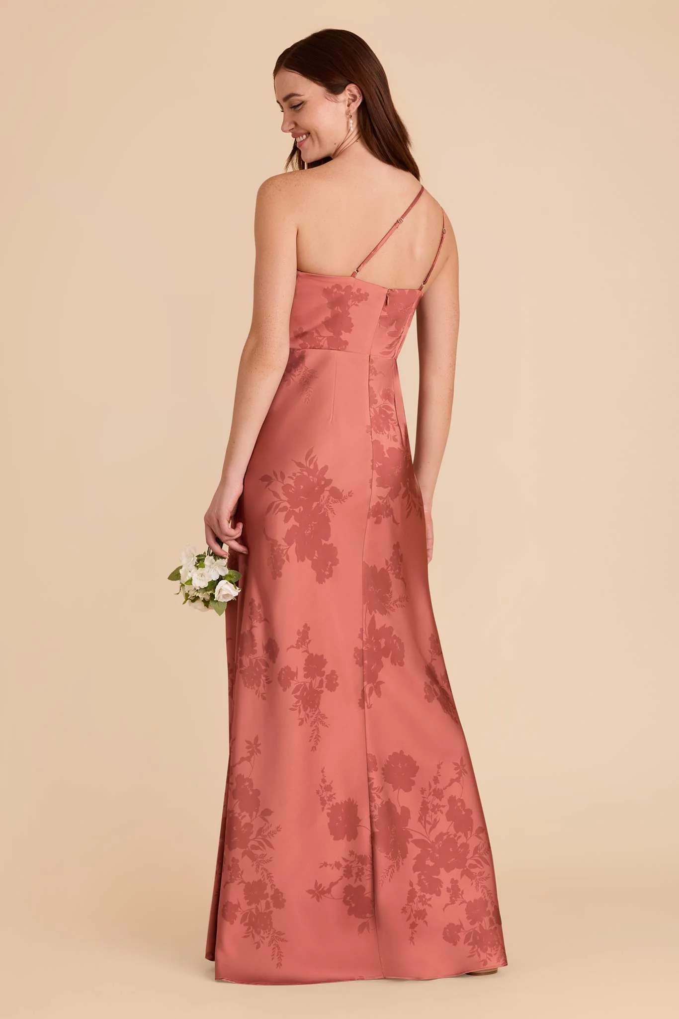 Kensie Matte Satin Dress - Wild Rose Whimsical Blooms - Image 5