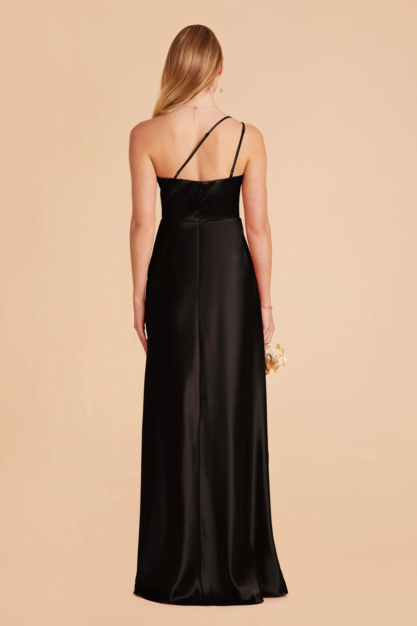 Kensie Shiny Satin Dress - Black - Image 5