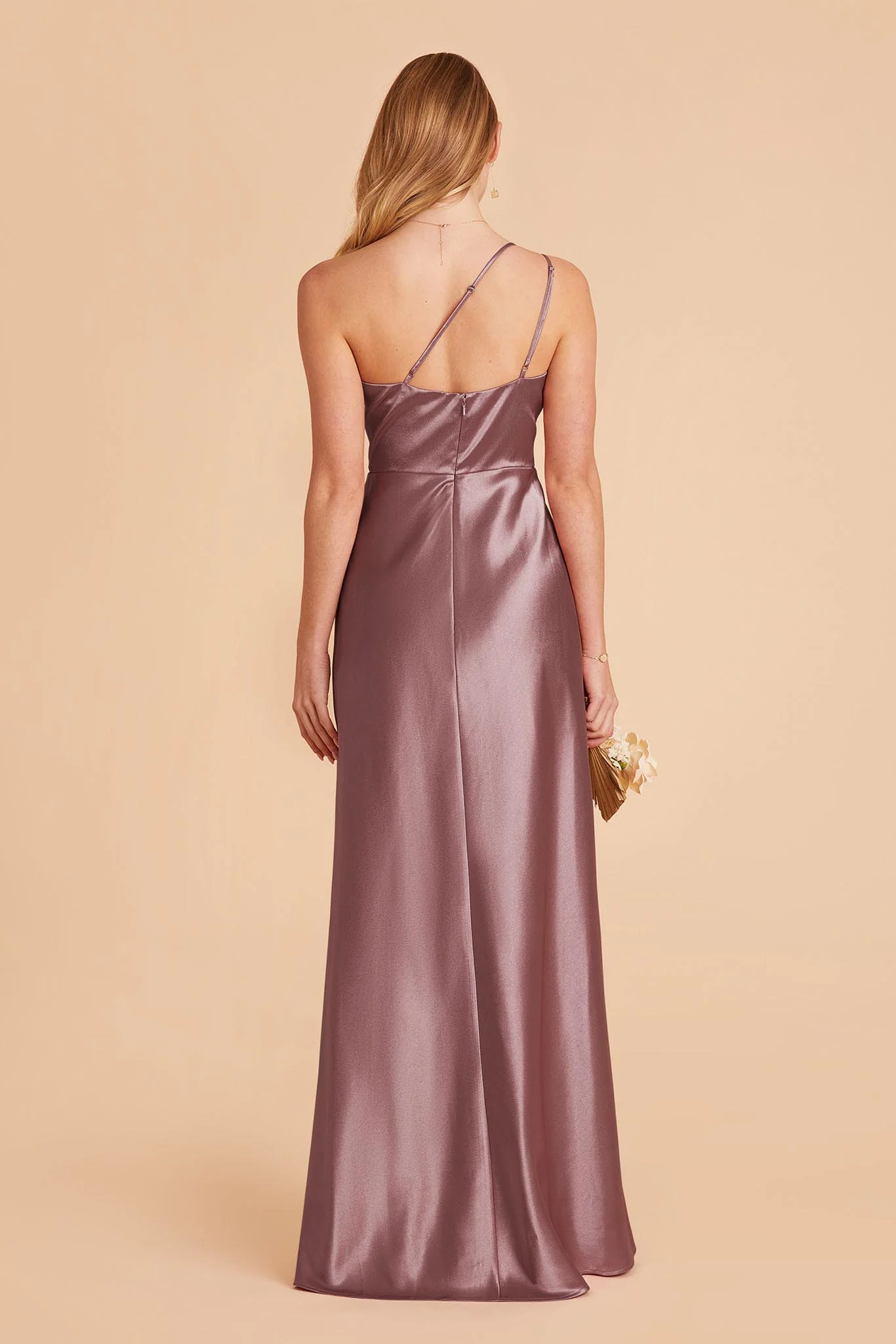 Kensie Shiny Satin Dress - Dark Mauve - Image 5
