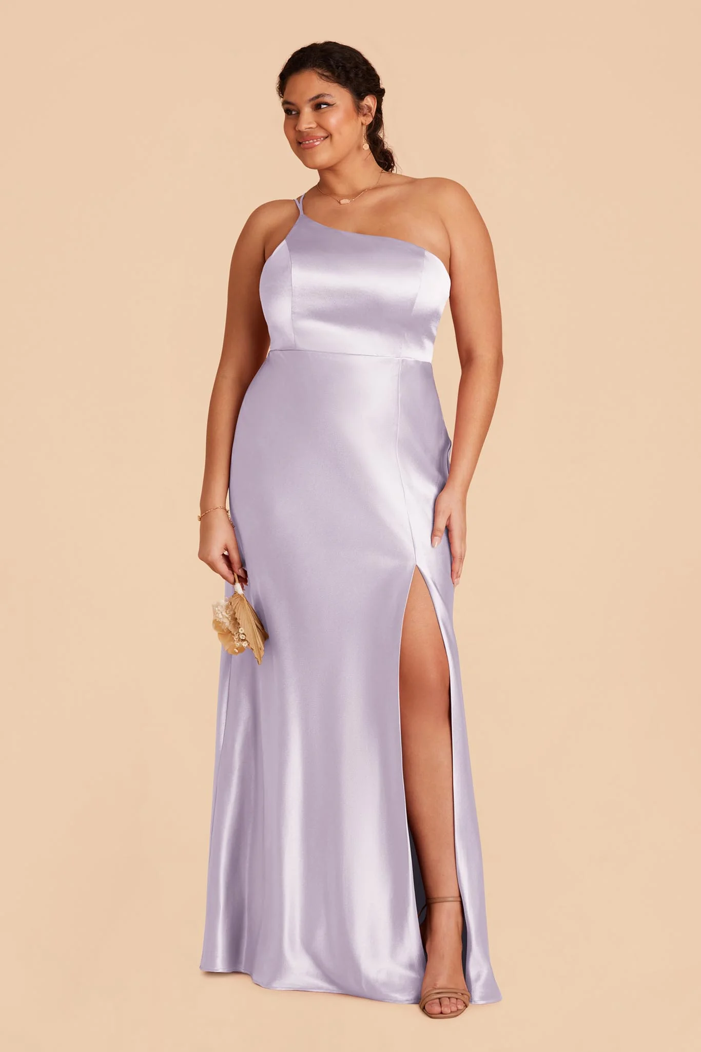 Kensie Shiny Satin Dress - Dusty Lilac - Image 7
