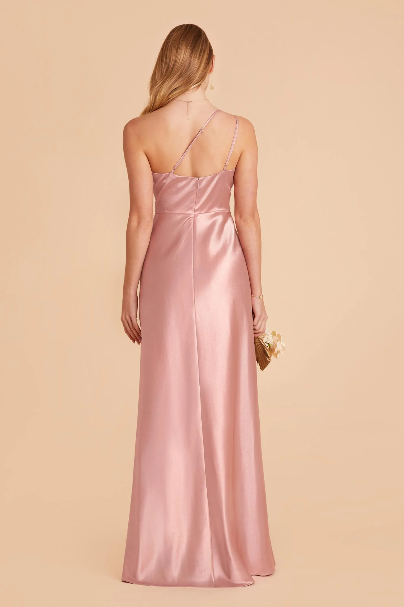 Kensie Shiny Satin Dress - English Rose - Image 5