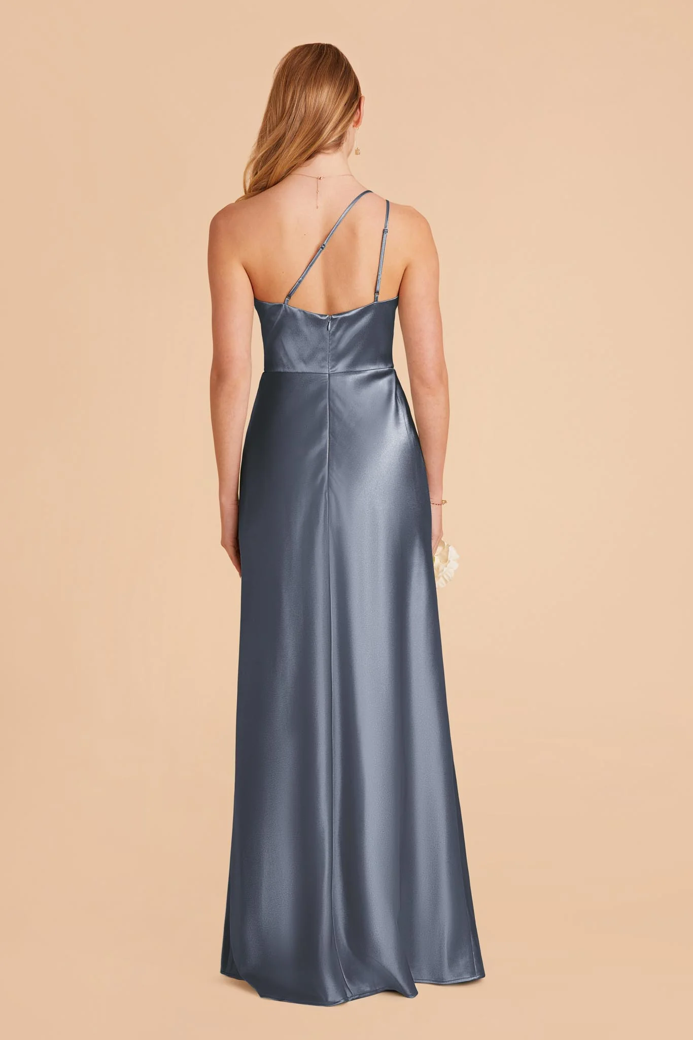 Kensie Shiny Satin Dress - French Blue - Image 5