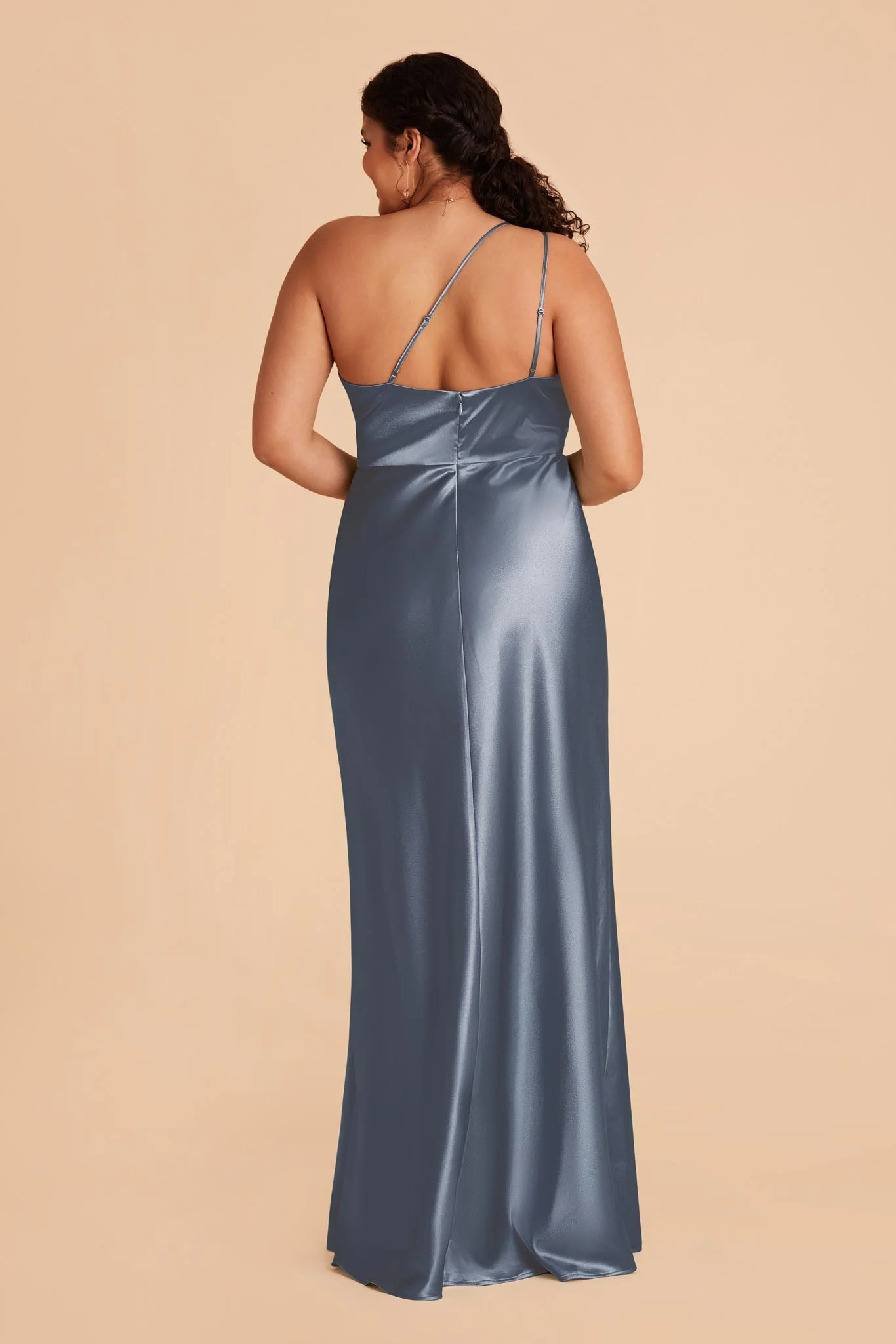 Kensie Shiny Satin Dress - French Blue - Image 8