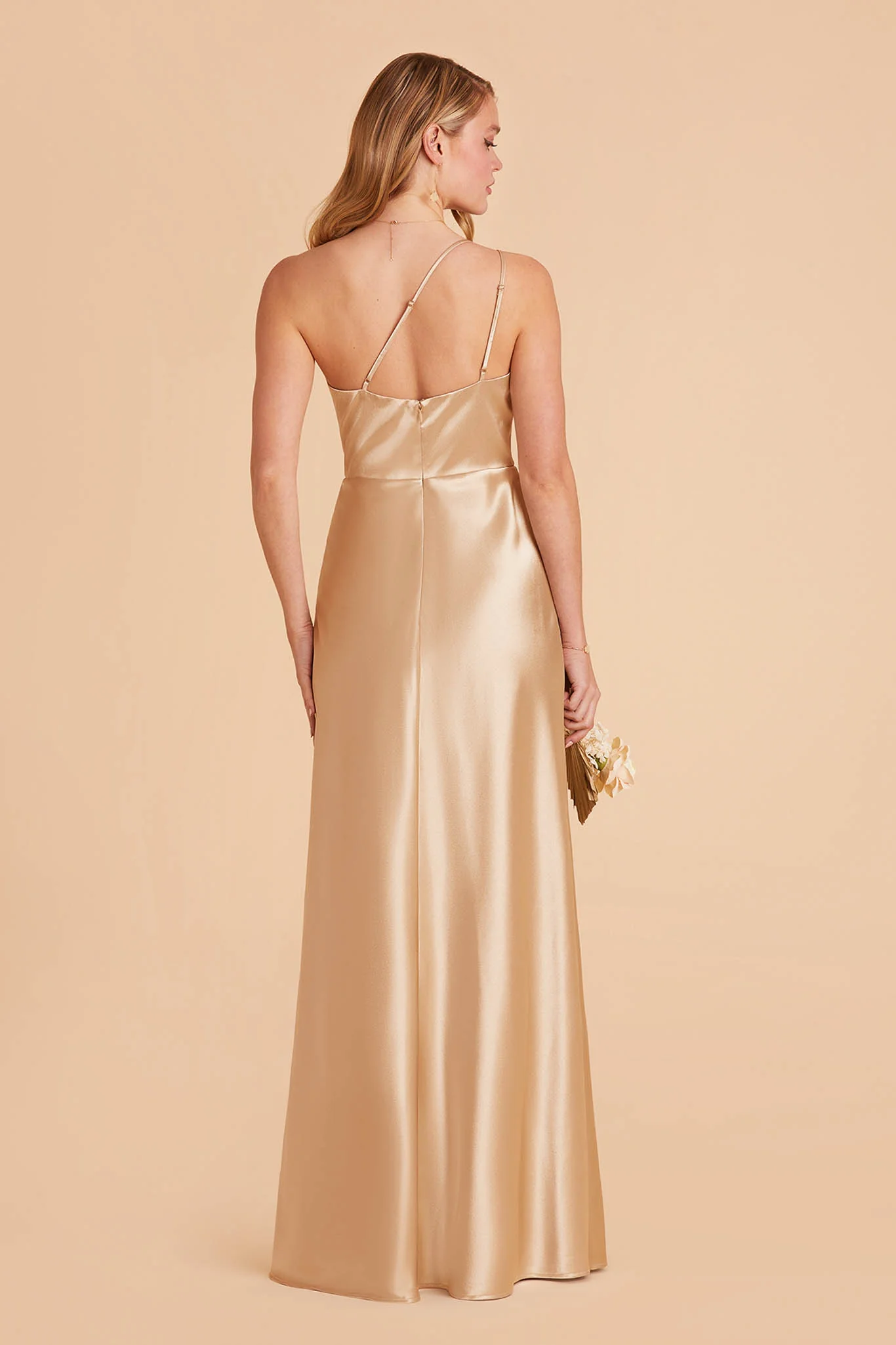 Kensie Shiny Satin Dress - Gold - Image 5