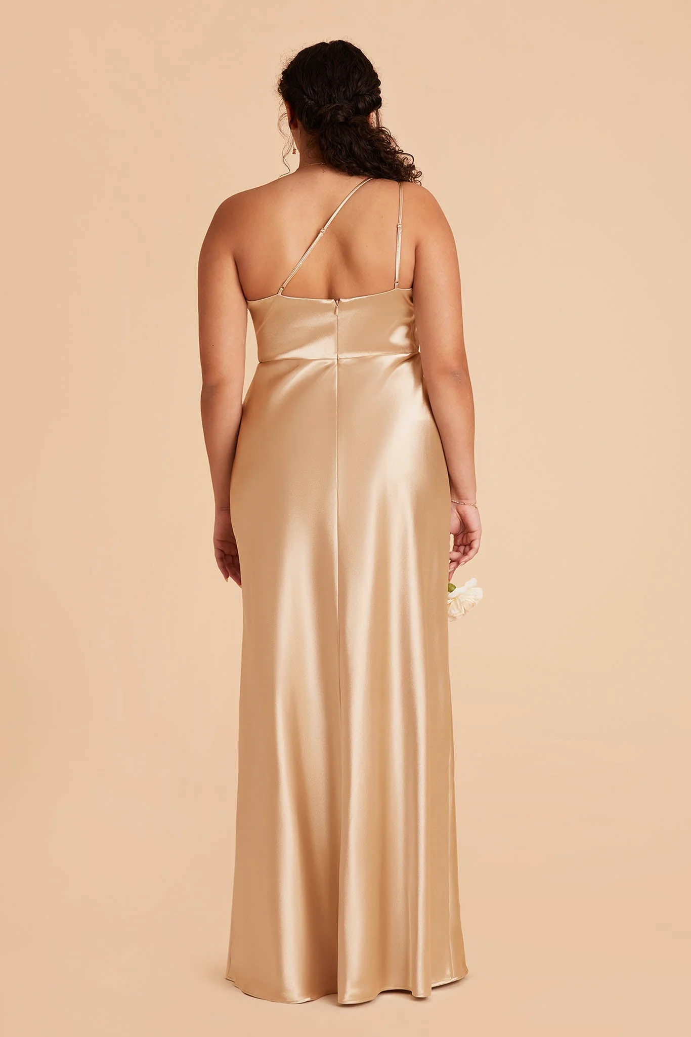 Kensie Shiny Satin Dress - Gold - Image 8