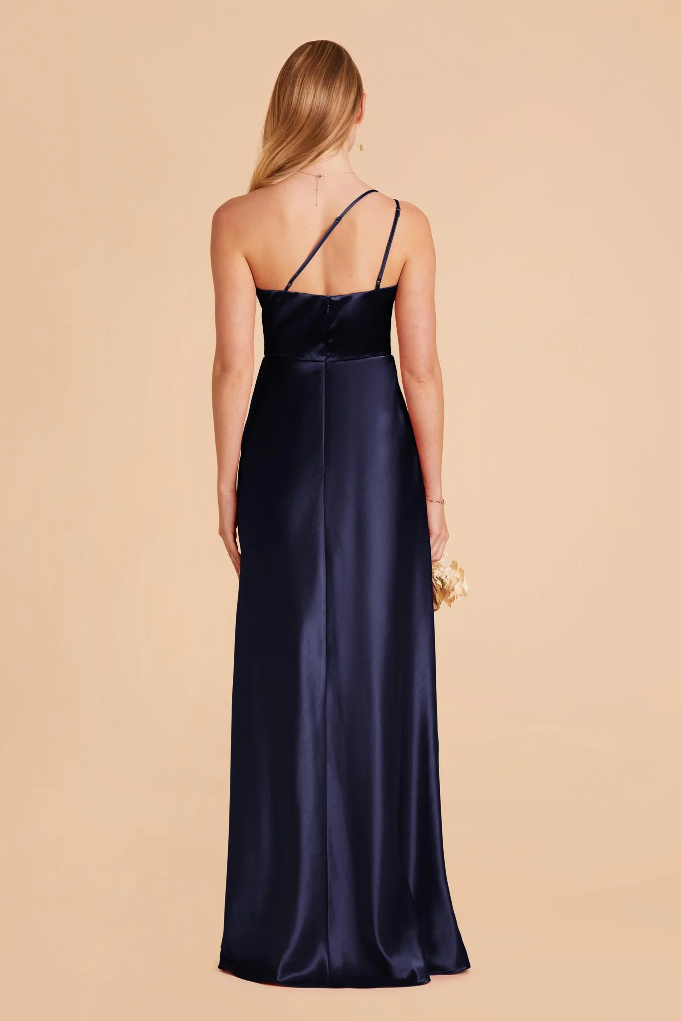 Kensie Shiny Satin Dress - Navy - Image 5