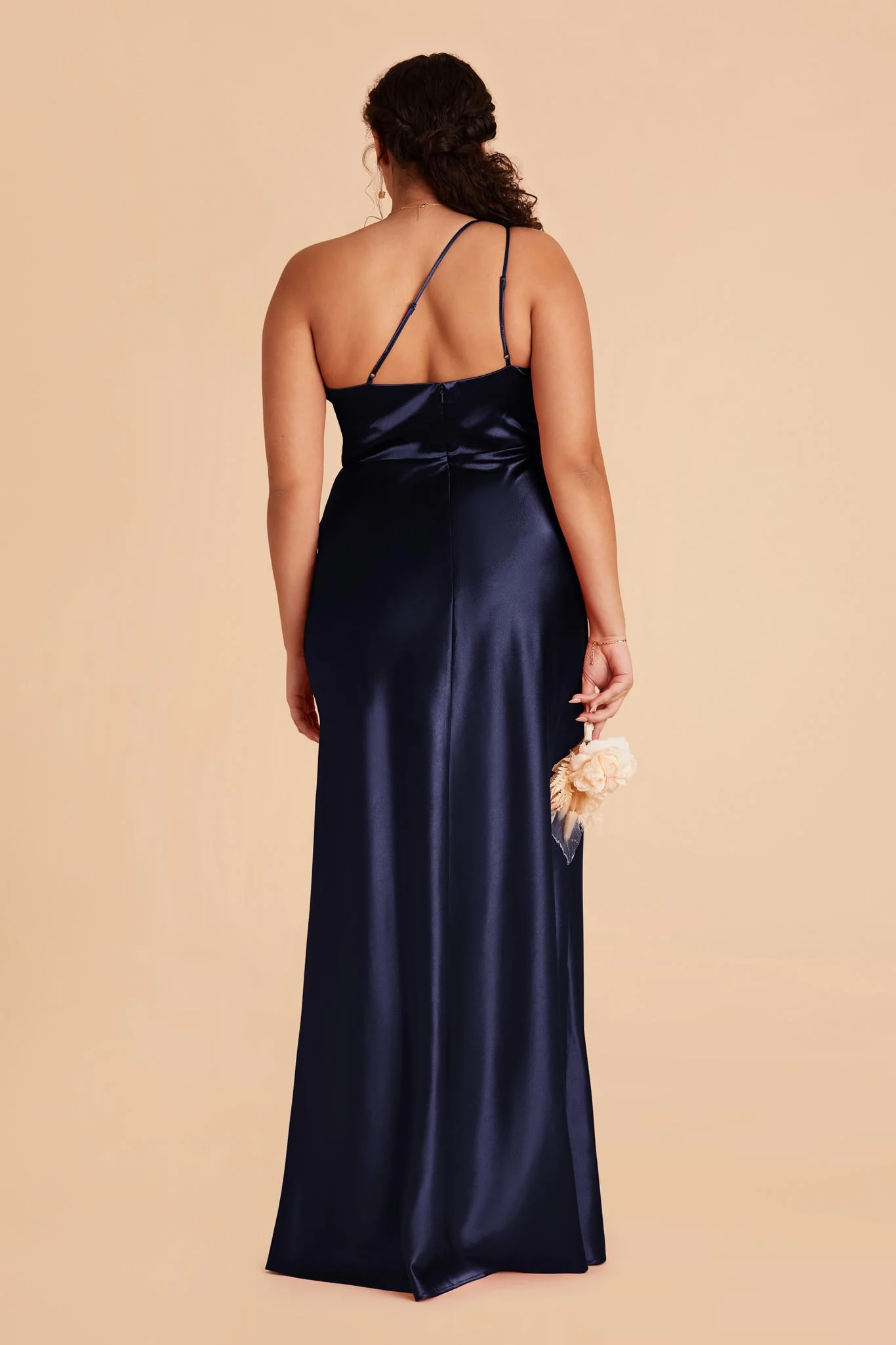 Kensie Shiny Satin Dress - Navy - Image 8