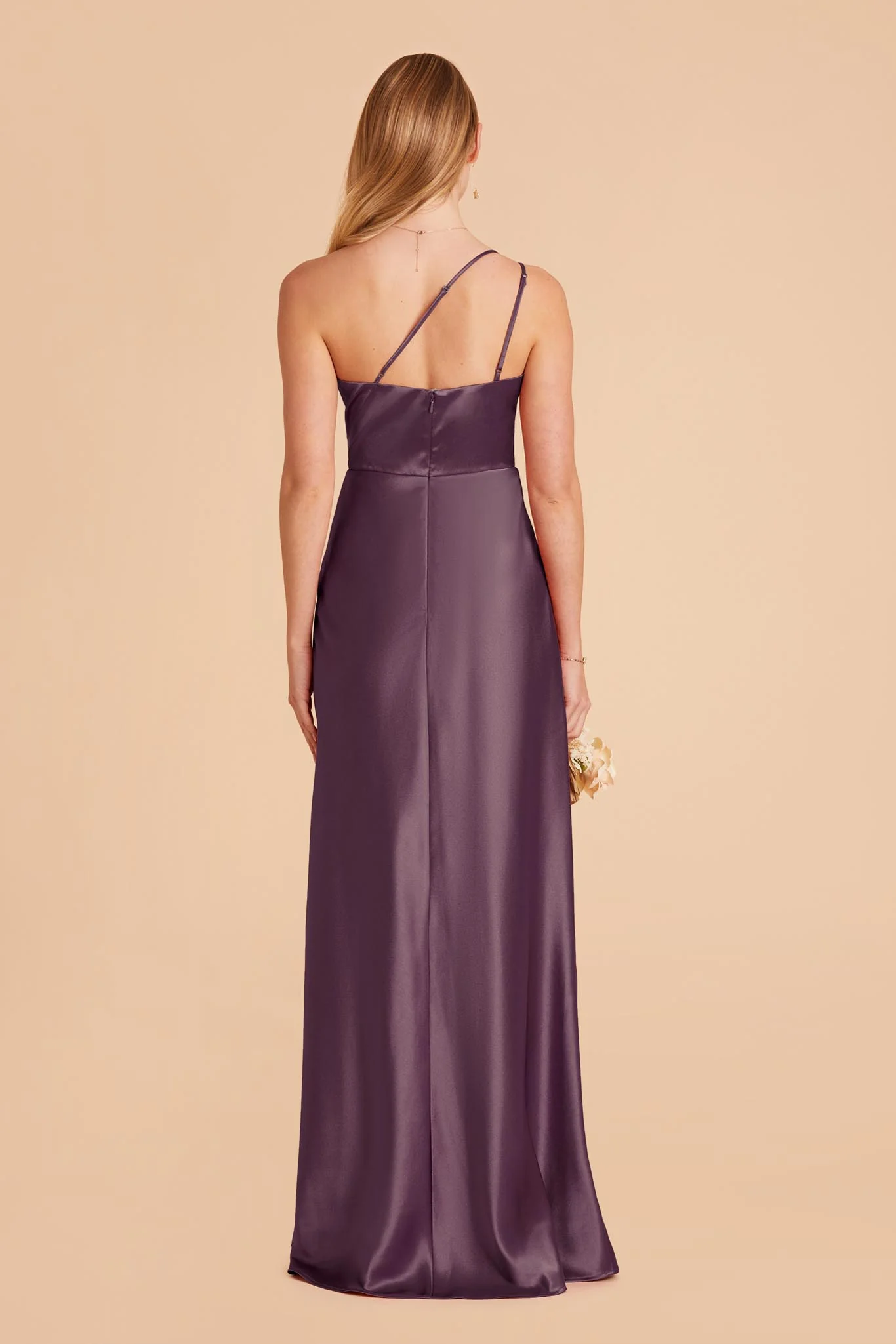 Kensie Shiny Satin Dress - Plum - Image 5