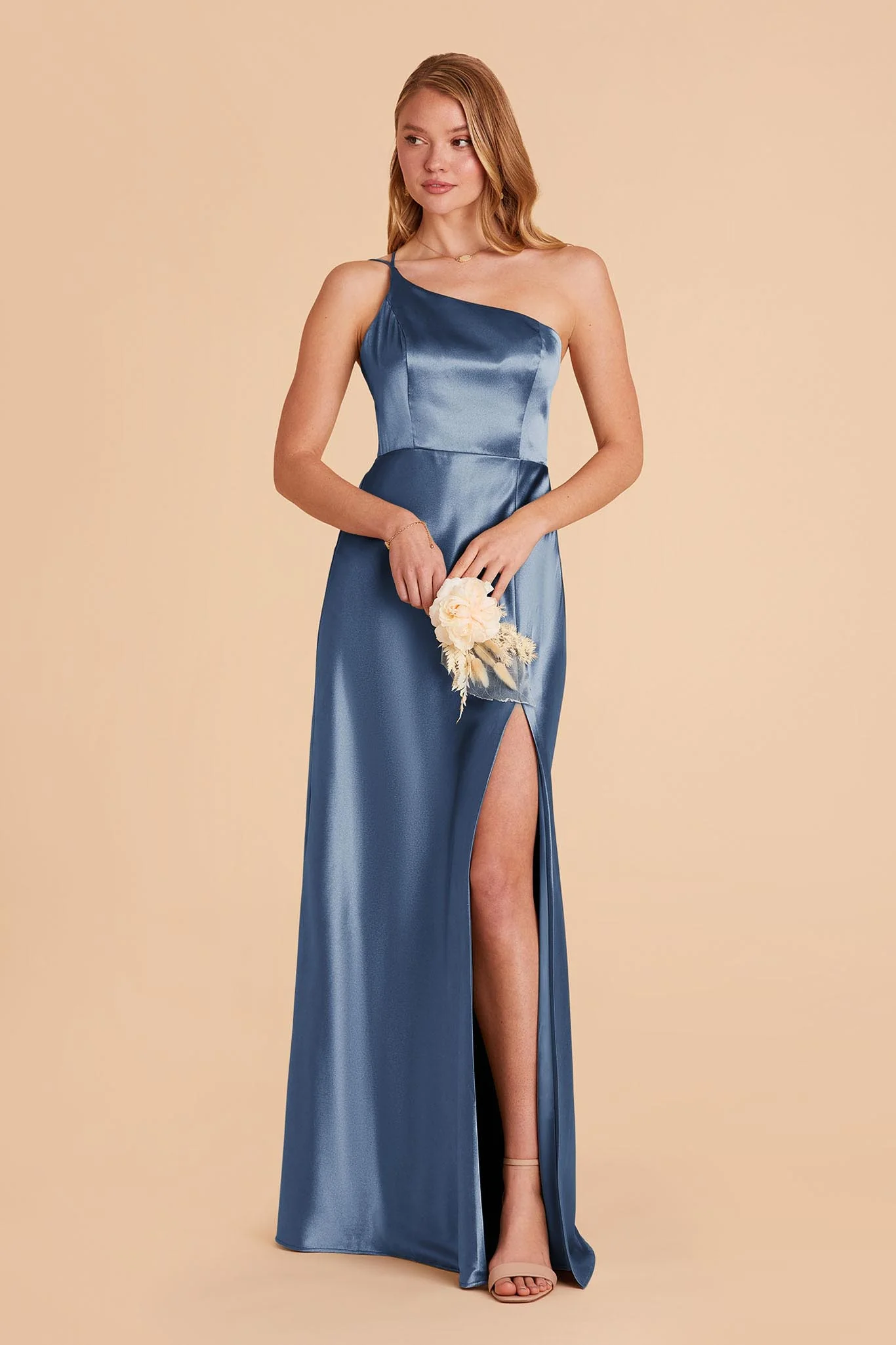 Kensie Shiny Satin Dress - Twilight - Image 3