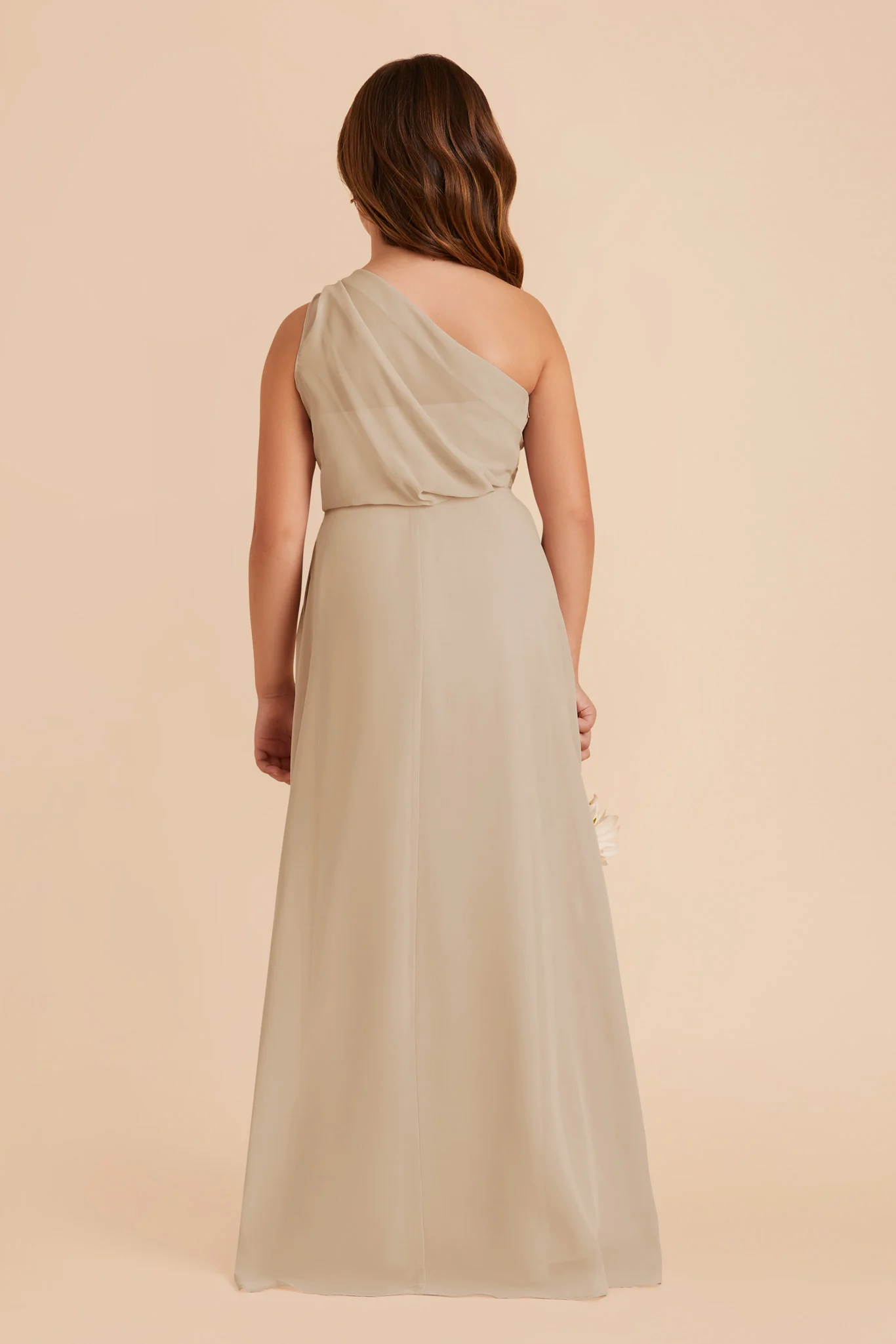 Kiara Junior Chiffon Dress - Almond - Image 4
