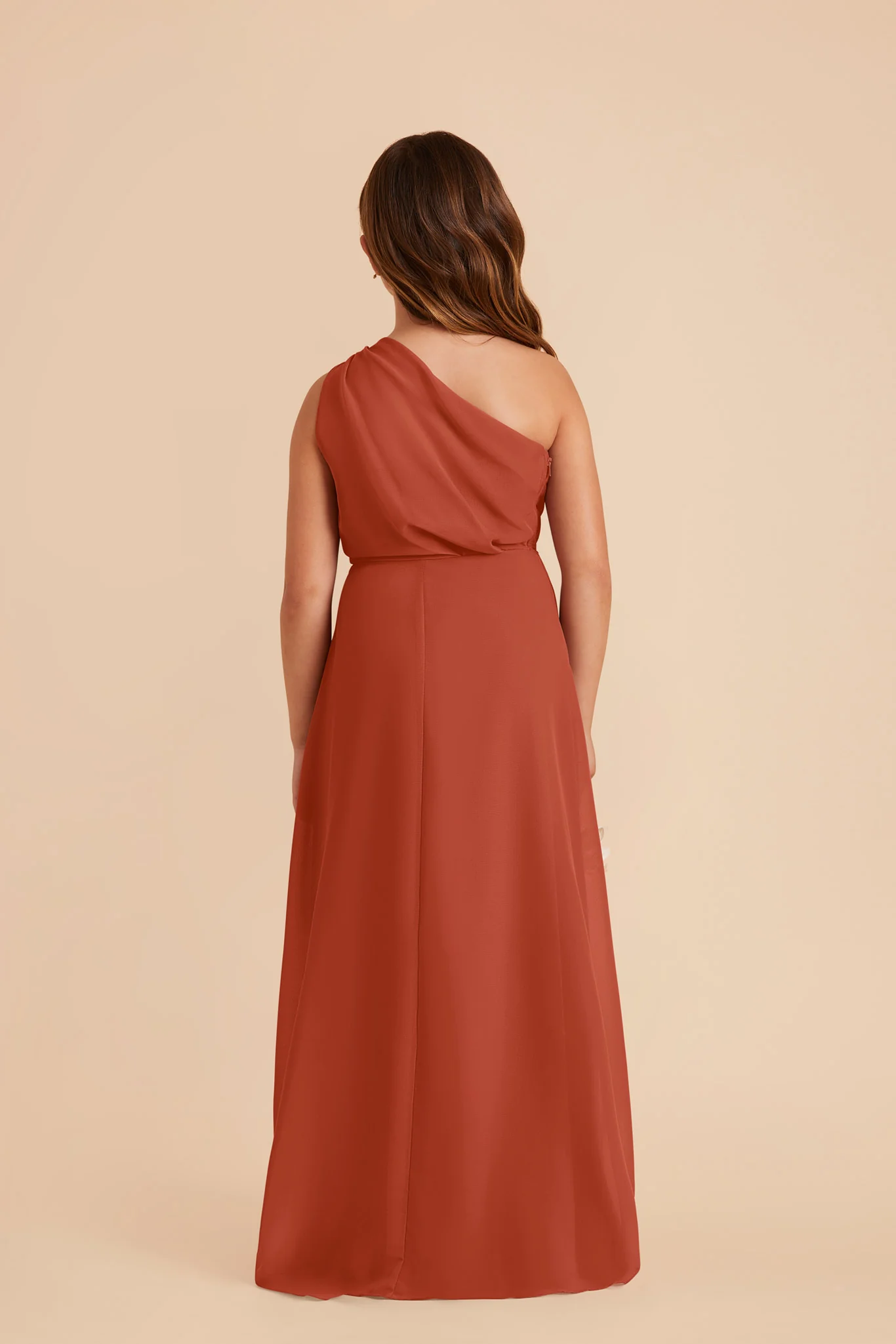 Kiara Junior Chiffon Dress - Auburn - Image 4